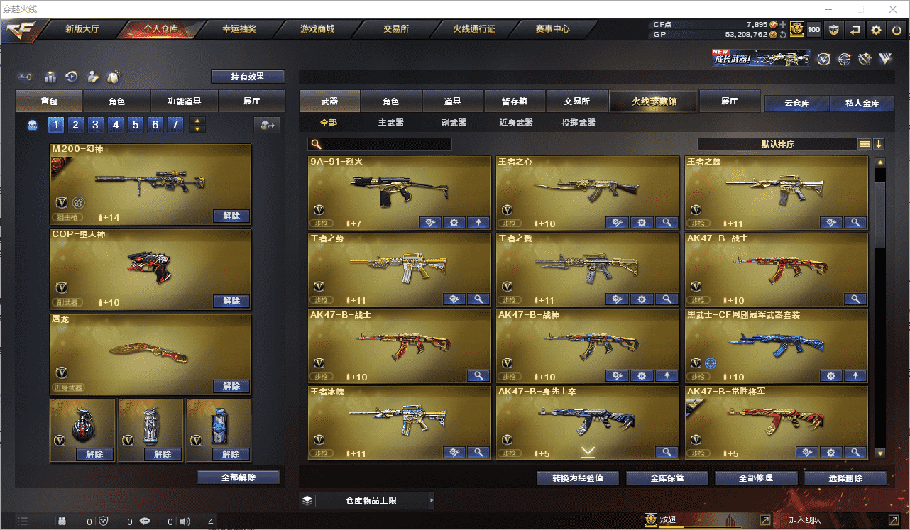 CFCMW371496穿越火线账号详情图5 CFCMW371496穿越火线账号详情图5