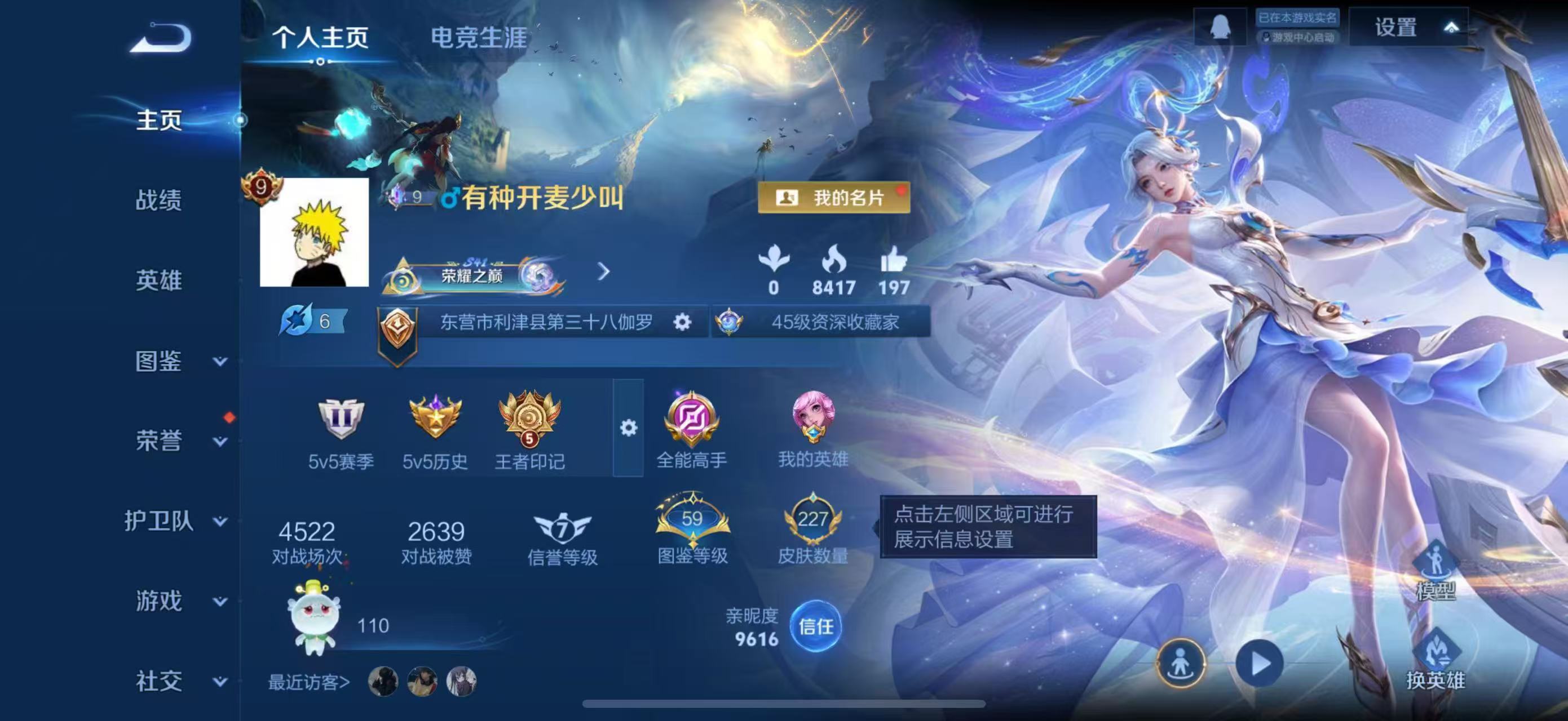 王者荣耀账号苹果QQ126英雄-227皮肤-苹果QQ/永恒钻石/227皮肤/126英雄/1典藏/0珍品无双/0无双/0珍