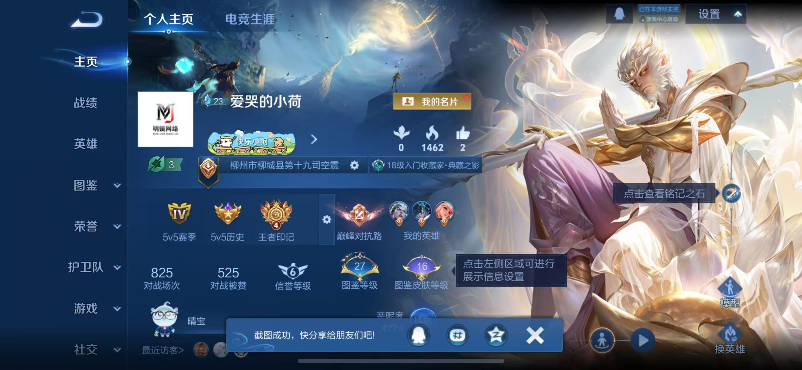 王者荣耀账号苹果QQ102英雄-94皮肤-苹果QQ/至尊星耀/94皮肤/102英雄/1典藏/0珍品无双/1无双/0珍品传