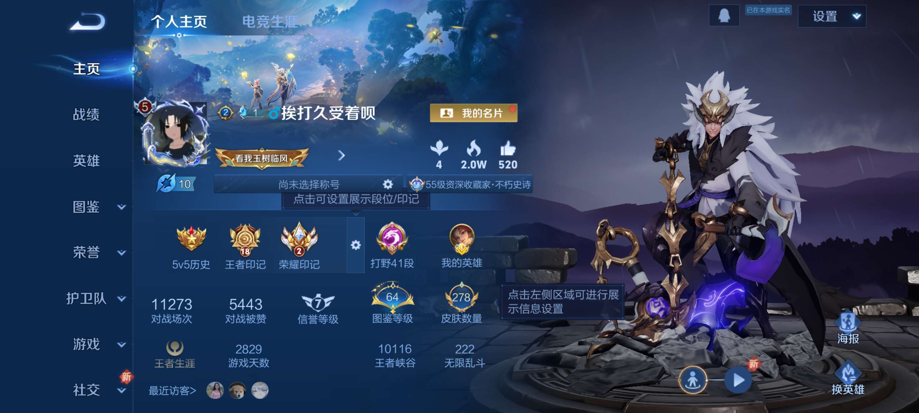 王者荣耀账号安卓QQ【金标云樱 11传说 最初的交响 白虎志 至尊宝 时雨天司】安卓QQ/无双王者/278皮肤/126英