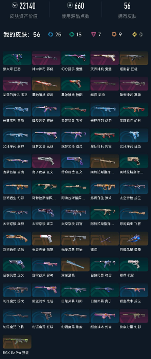 无畏契约账号QQ 等级:Lv116 | 未定级/ 已用源晶点:660/  皮肤价值:22140/ 英雄数:21/ 
