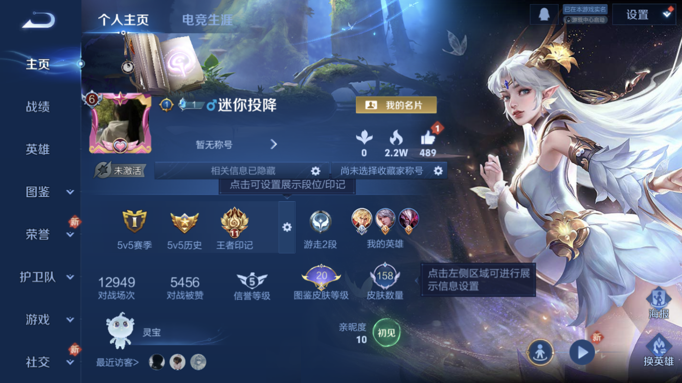 王者荣耀账号苹果QQ秒换绑【V8 10传说 武则天 海洋之心 凤求凰 贵族积分55771】苹果QQ/至尊星耀/159皮肤