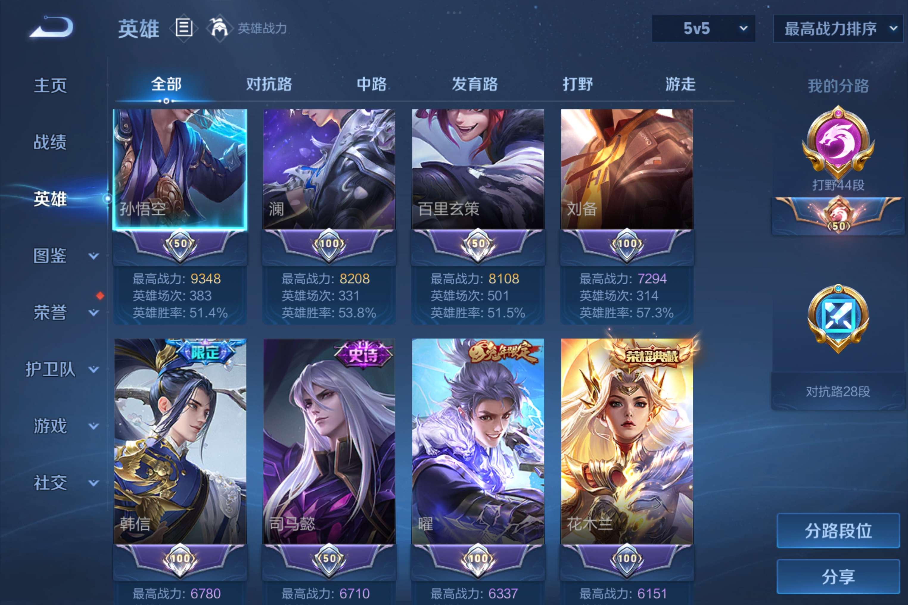 WZCMW3323488王者荣耀账号详情图3