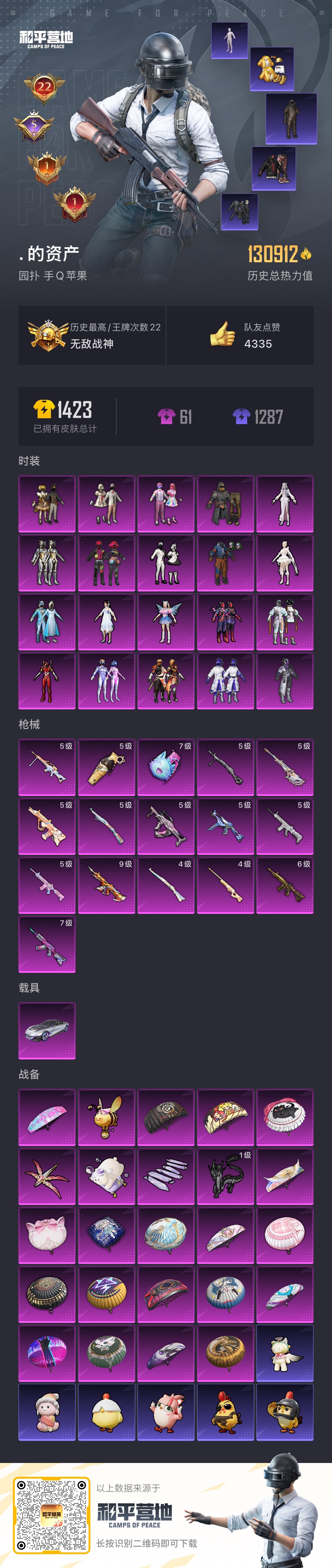 HPCMW3425071和平精英账号详情图13 HPCMW3425071和平精英账号详情图13