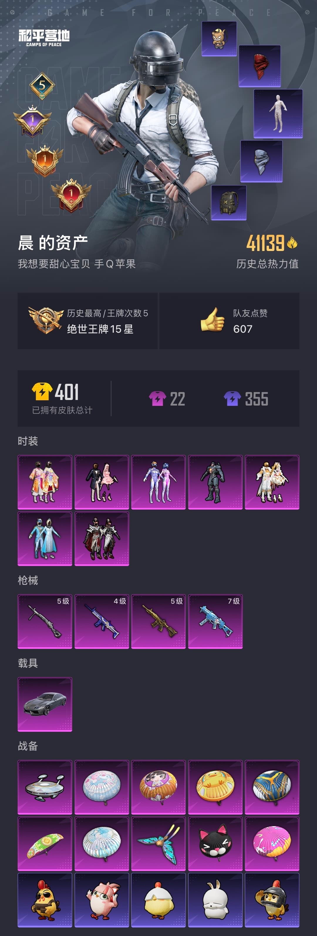 HPCMW3417373和平精英账号详情图18 HPCMW3417373和平精英账号详情图18