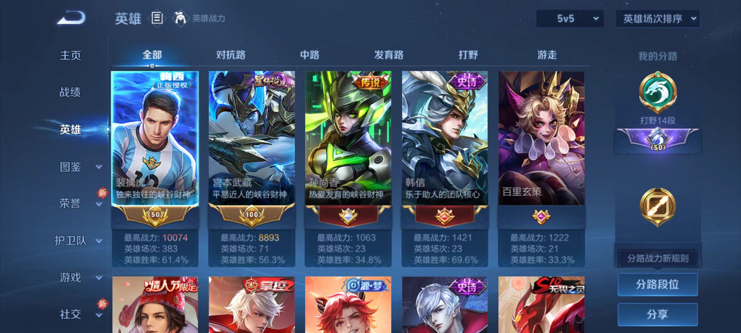 WZCMW3446190王者荣耀账号详情图2