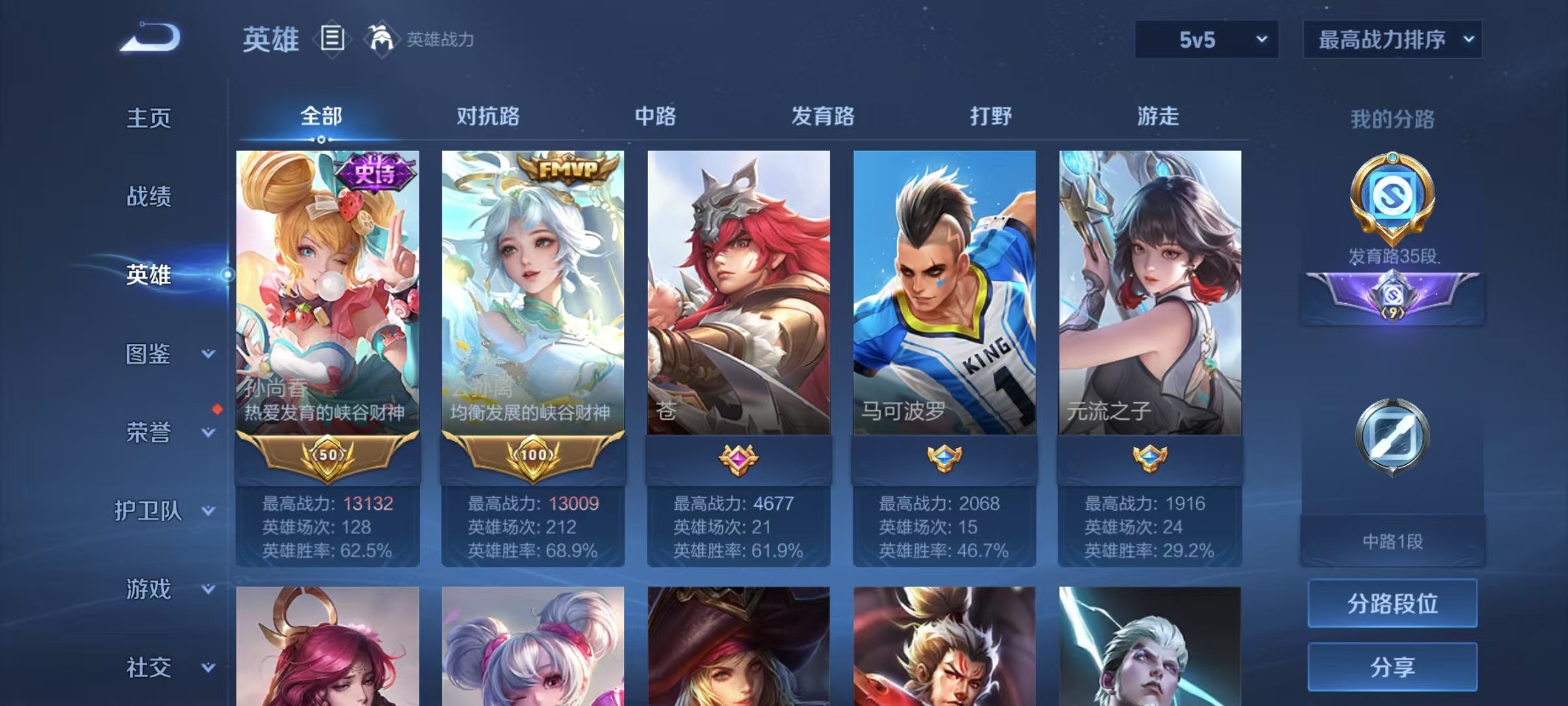 WZCMW3446260王者荣耀账号详情图2