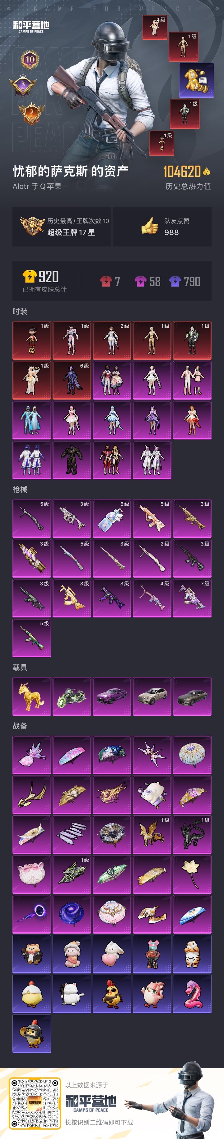 HPCMW3422307和平精英账号详情图9 HPCMW3422307和平精英账号详情图9