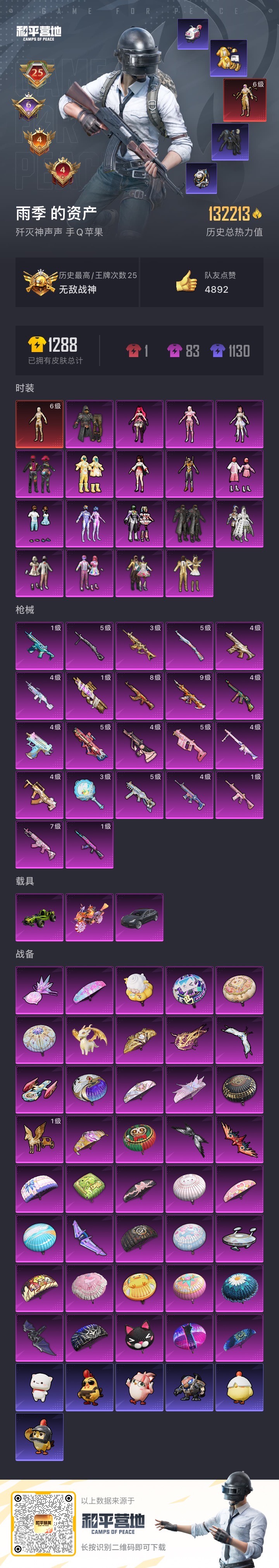 HPCMW3422052和平精英账号详情图12 HPCMW3422052和平精英账号详情图12