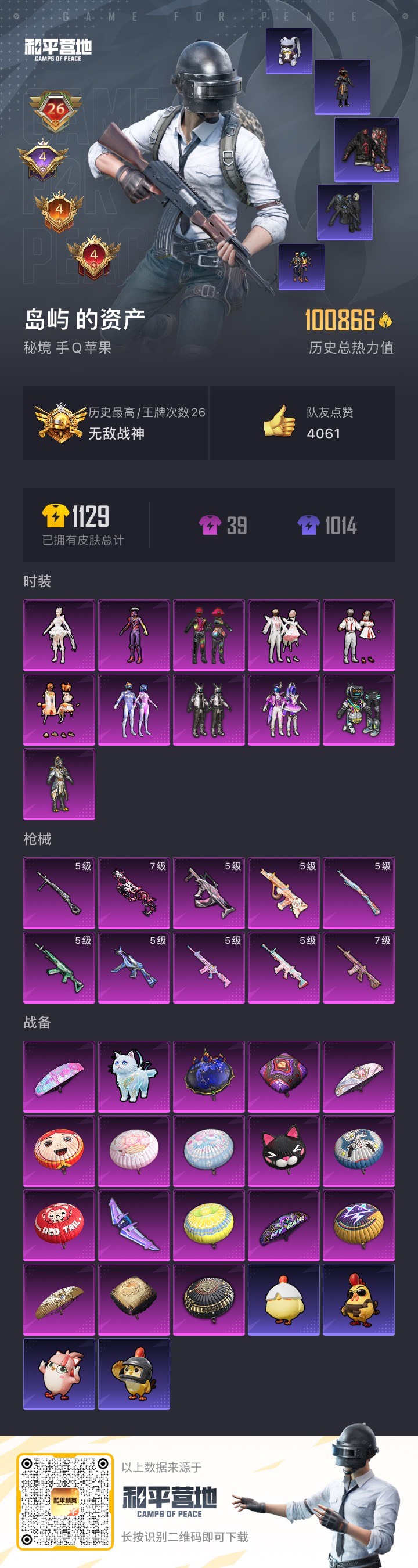 HPCMW468353和平精英账号详情图3