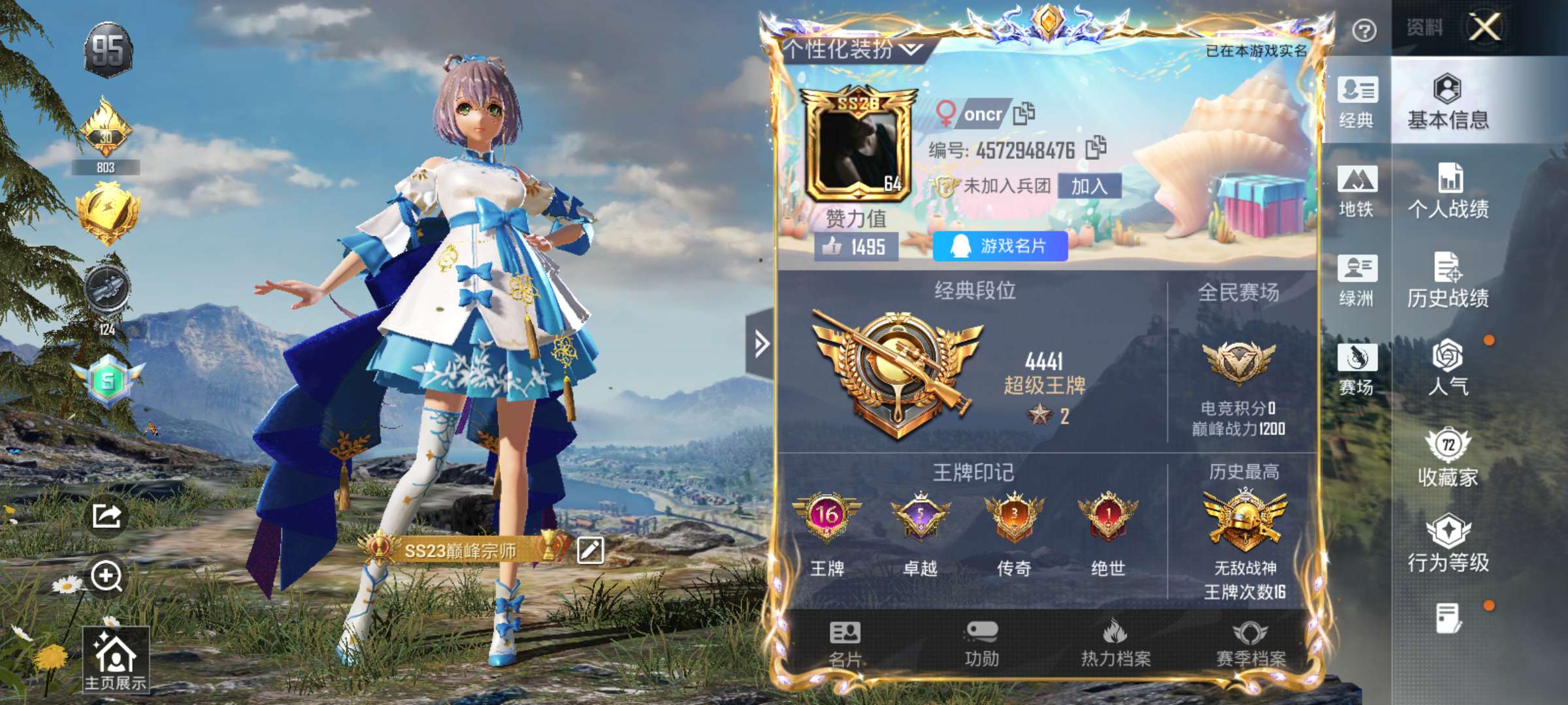 HPCMW3448634和平精英账号详情图3