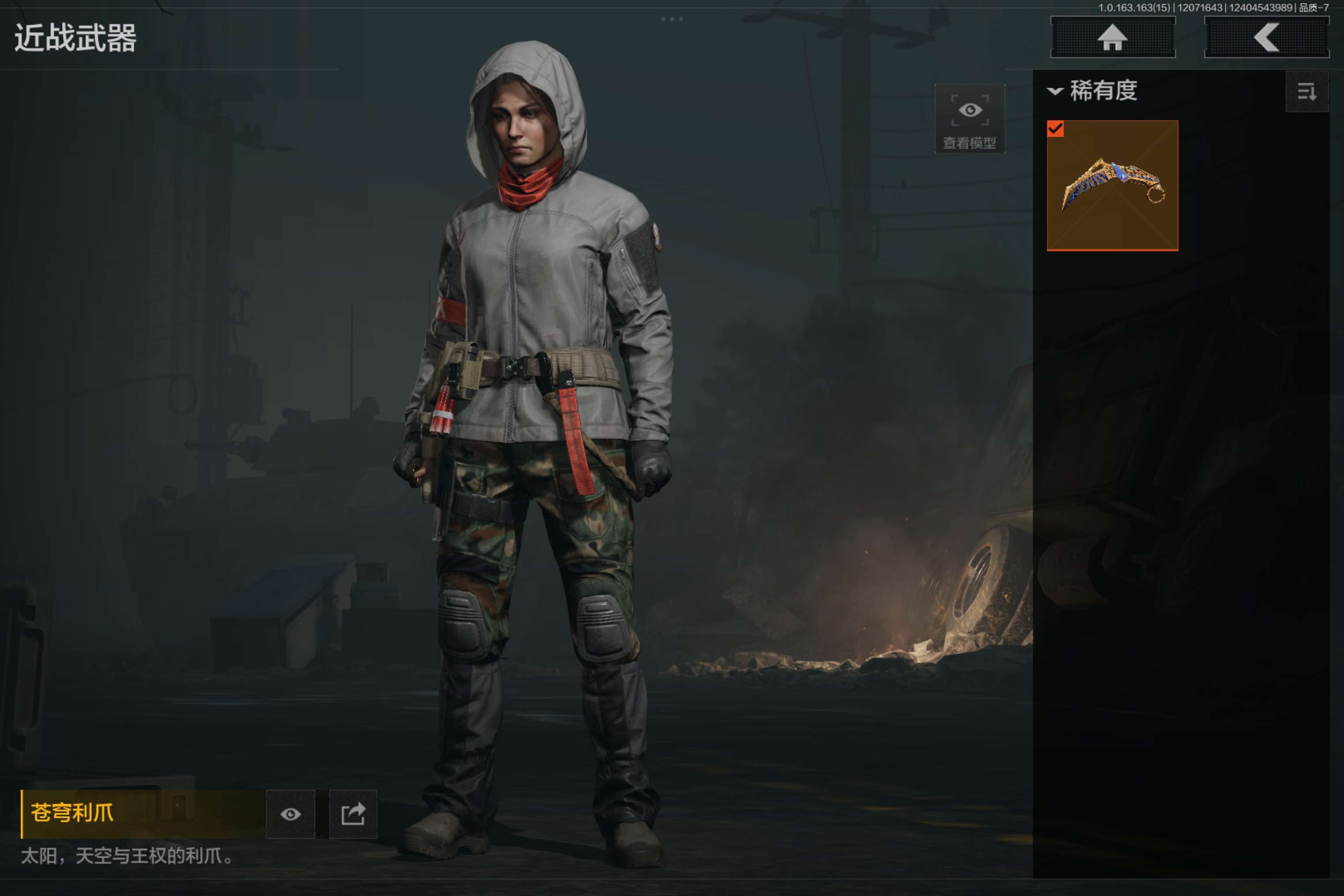 AQCMW316547暗区突围账号详情图6