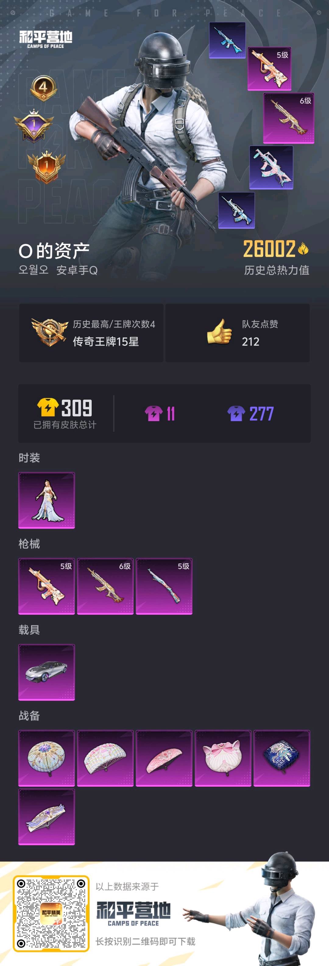 HPYHW3273194和平精英账号详情图5