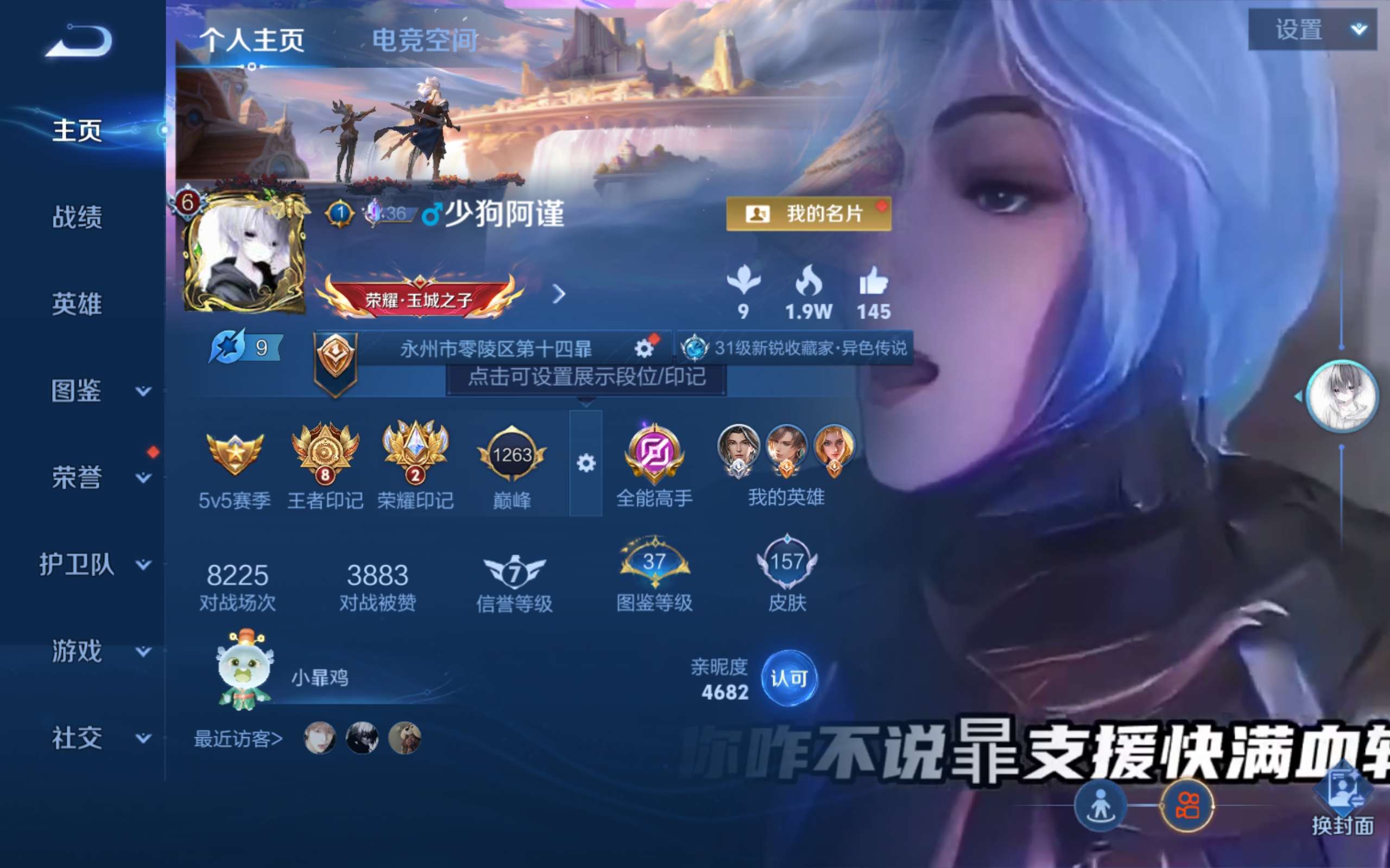 WZCMW3227729王者荣耀账号详情图2