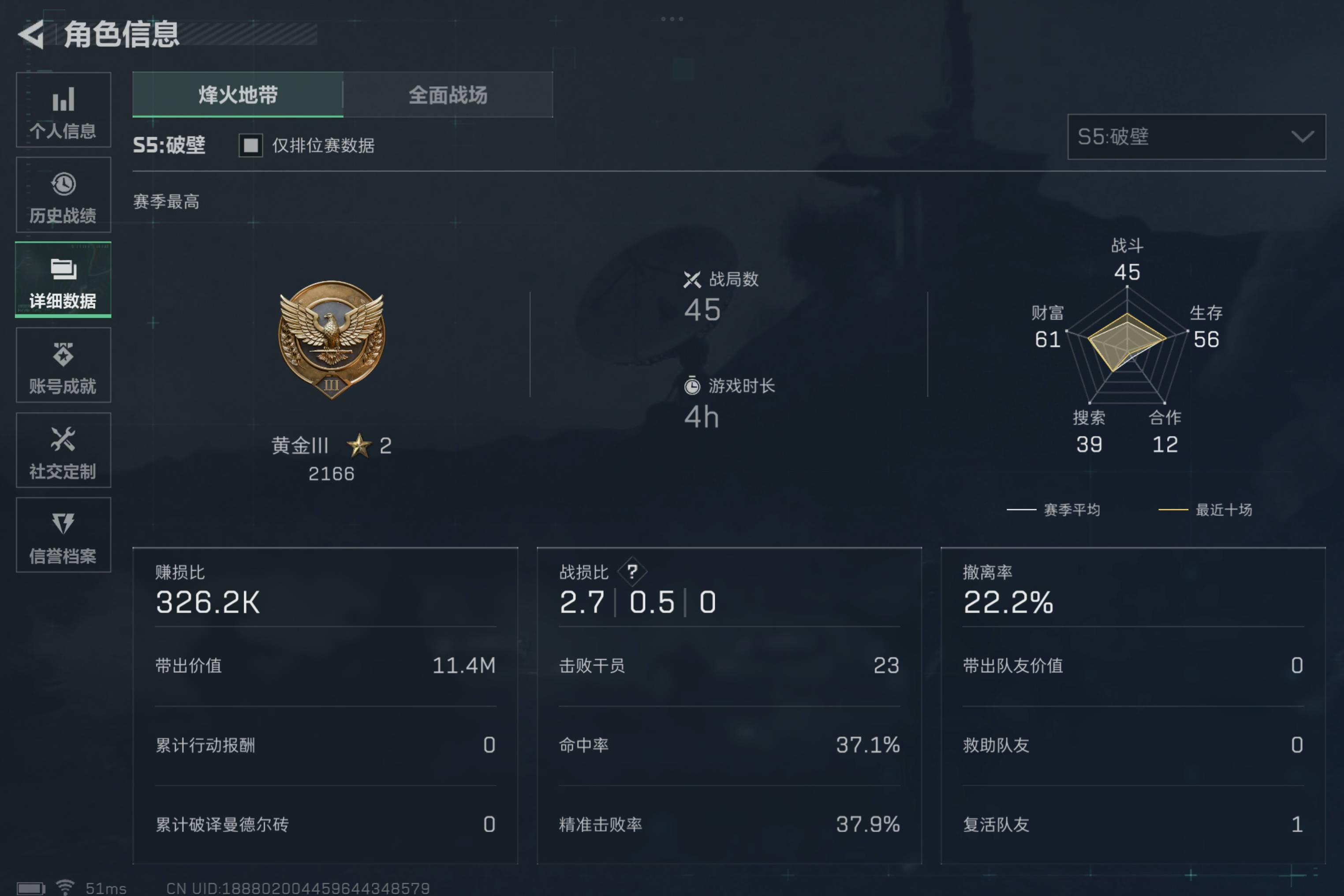 SJZCMW317183三角洲行动账号详情图5
