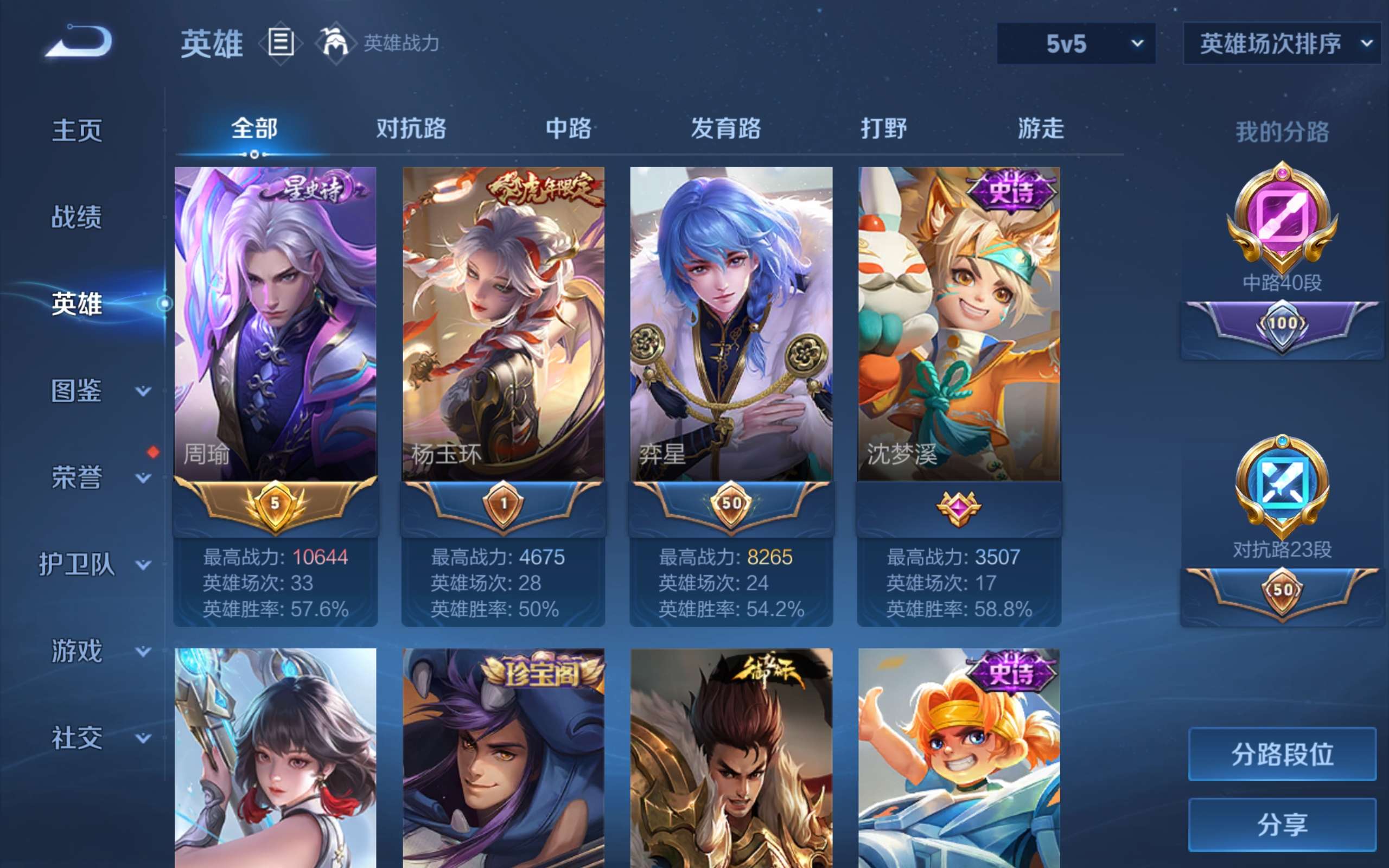 WZCMW3245780王者荣耀账号详情图3 WZCMW3245780王者荣耀账号详情图3