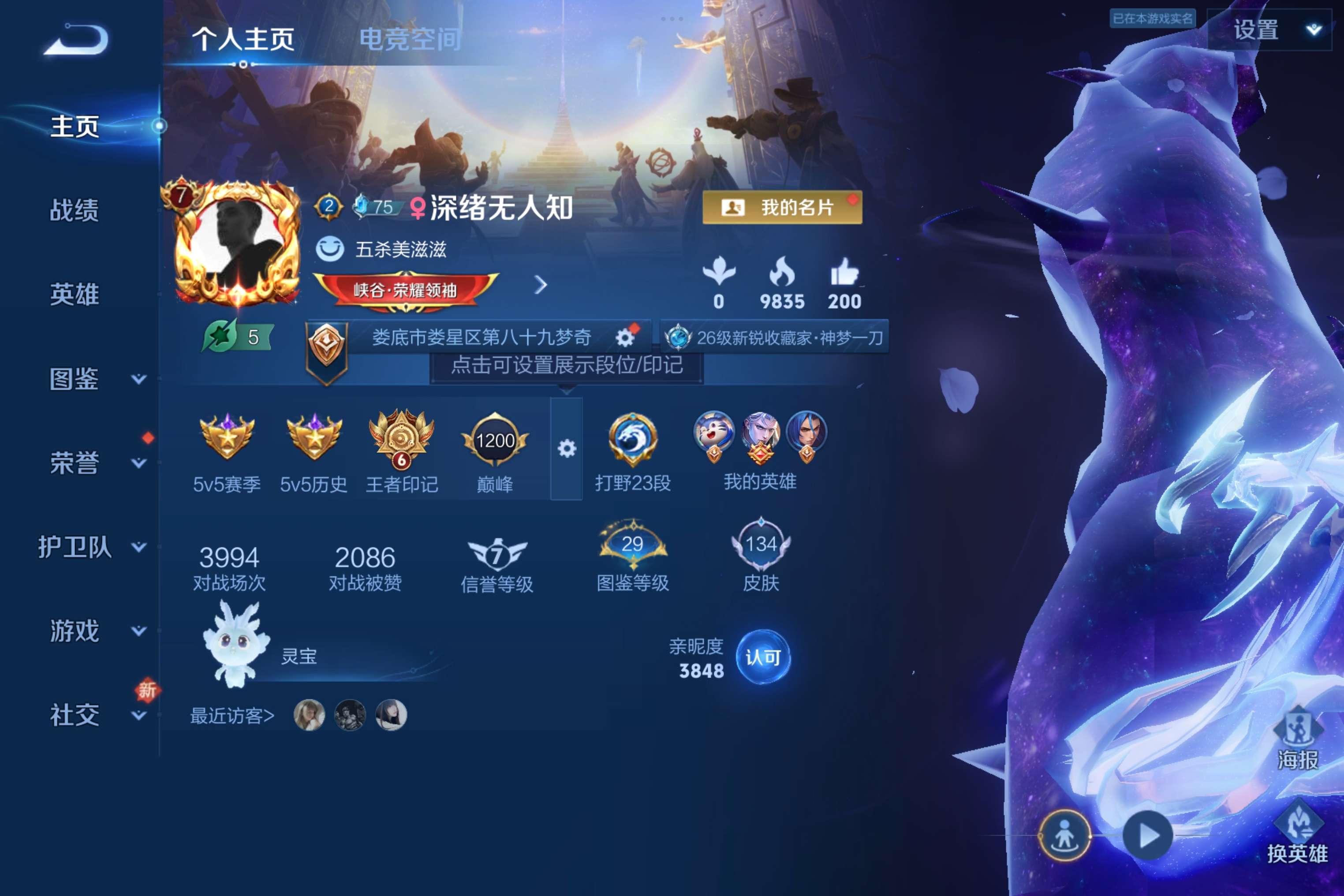 WZCMW3256084王者荣耀账号详情图2