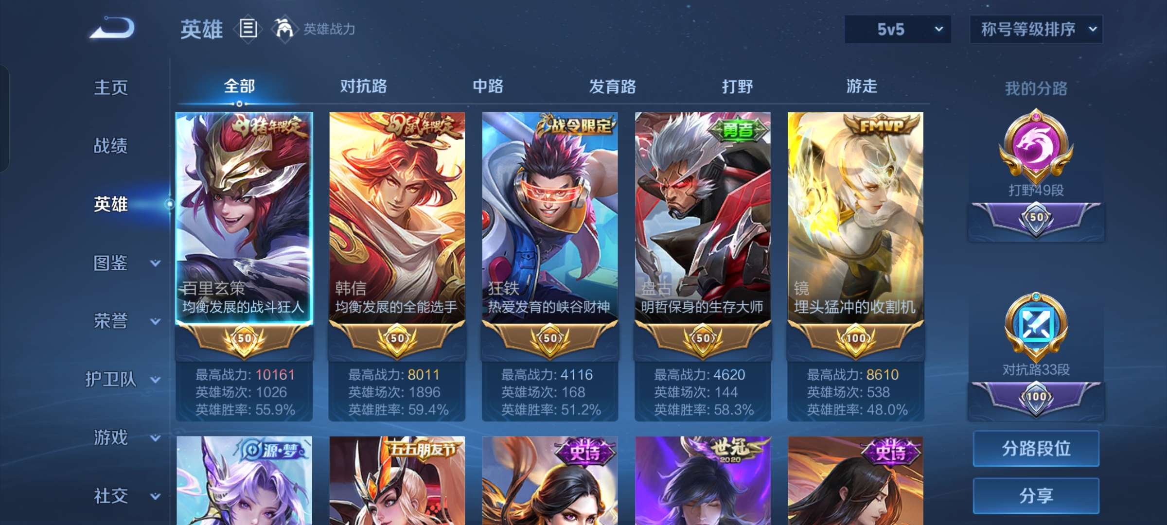WZCMW3234951王者荣耀账号详情图3 WZCMW3234951王者荣耀账号详情图3