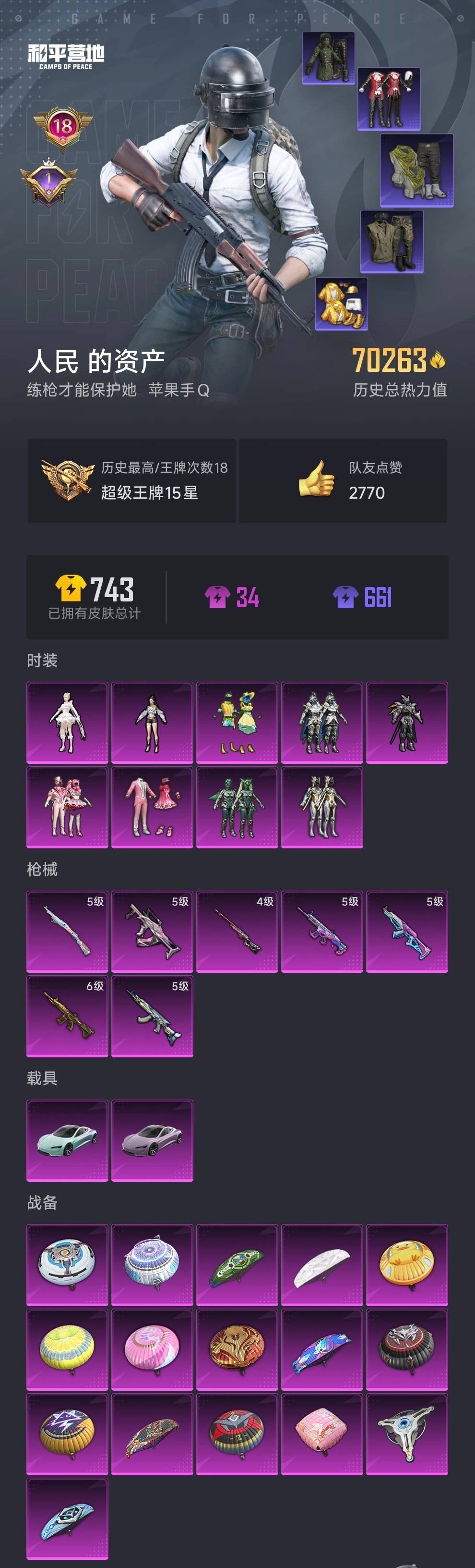 HPCMW3308596和平精英账号详情图3 HPCMW3308596和平精英账号详情图3