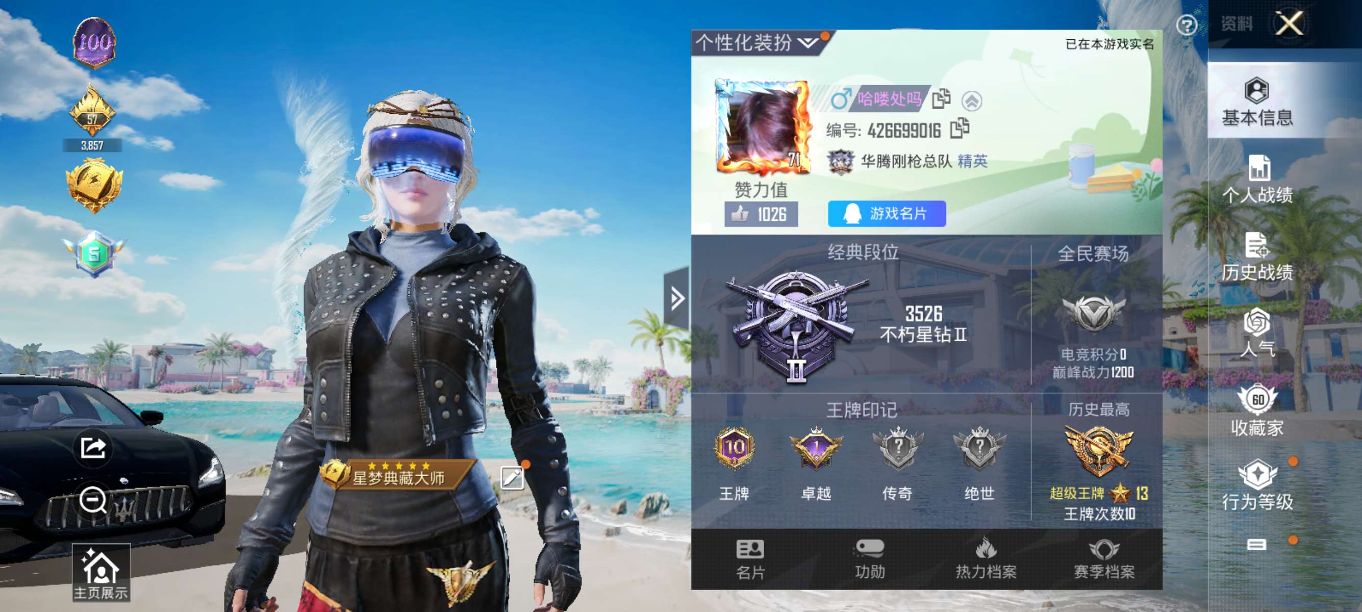 HPCMW3338127和平精英账号详情图2