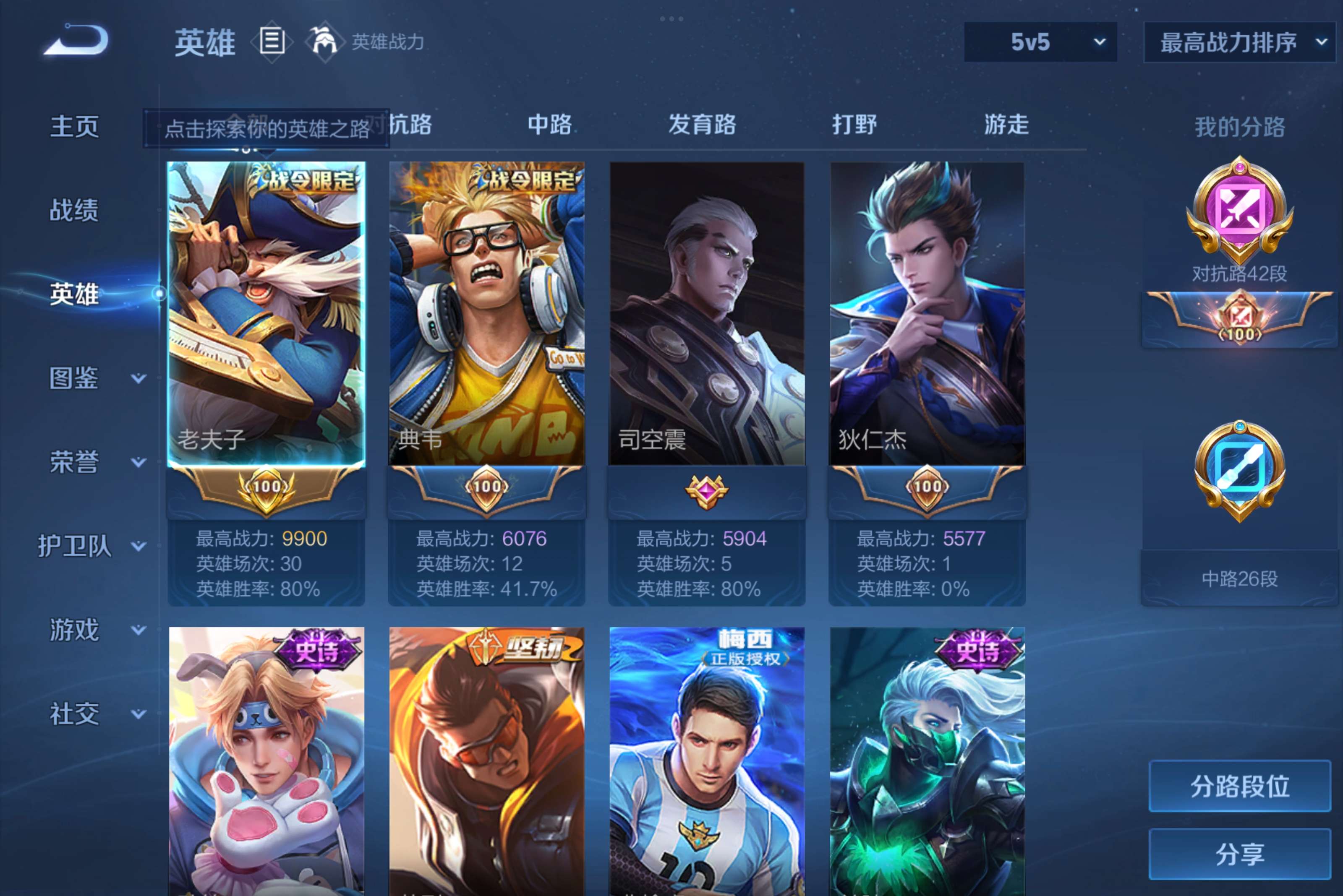 WZCMW3240118王者荣耀账号详情图5