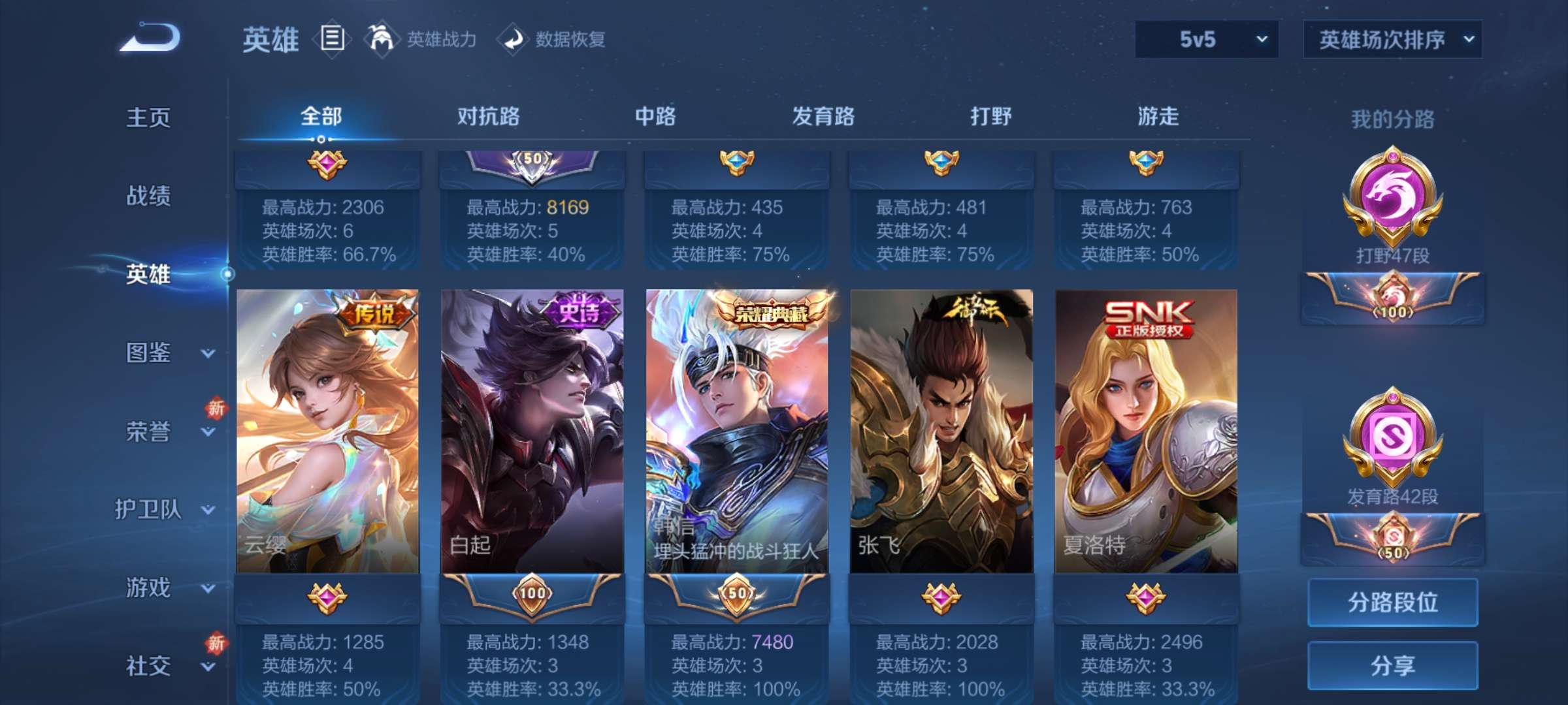 WZCMW413291王者荣耀账号详情图6 WZCMW413291王者荣耀账号详情图6