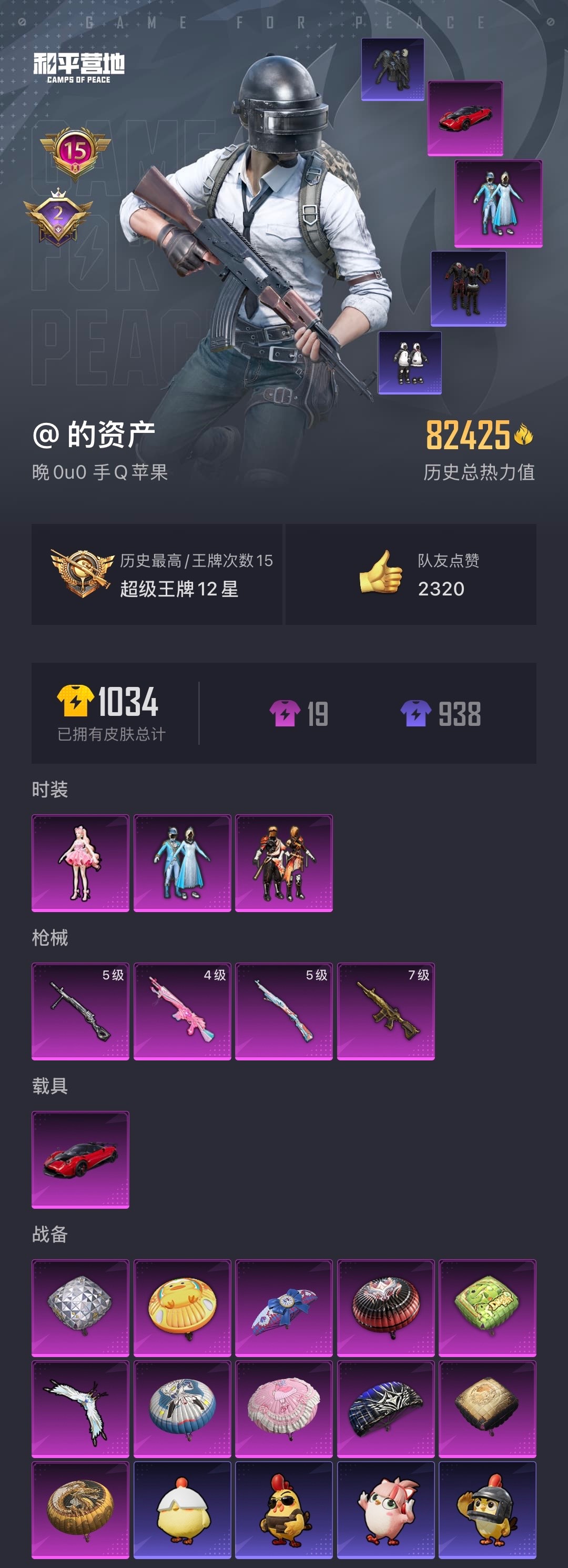 HPCMW411988和平精英账号详情图14 HPCMW411988和平精英账号详情图14