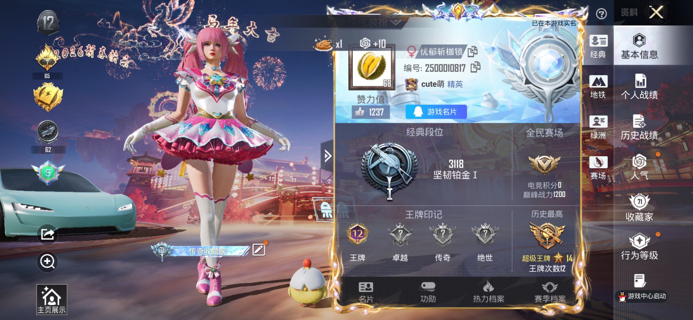 HPCMW480270和平精英账号详情图2