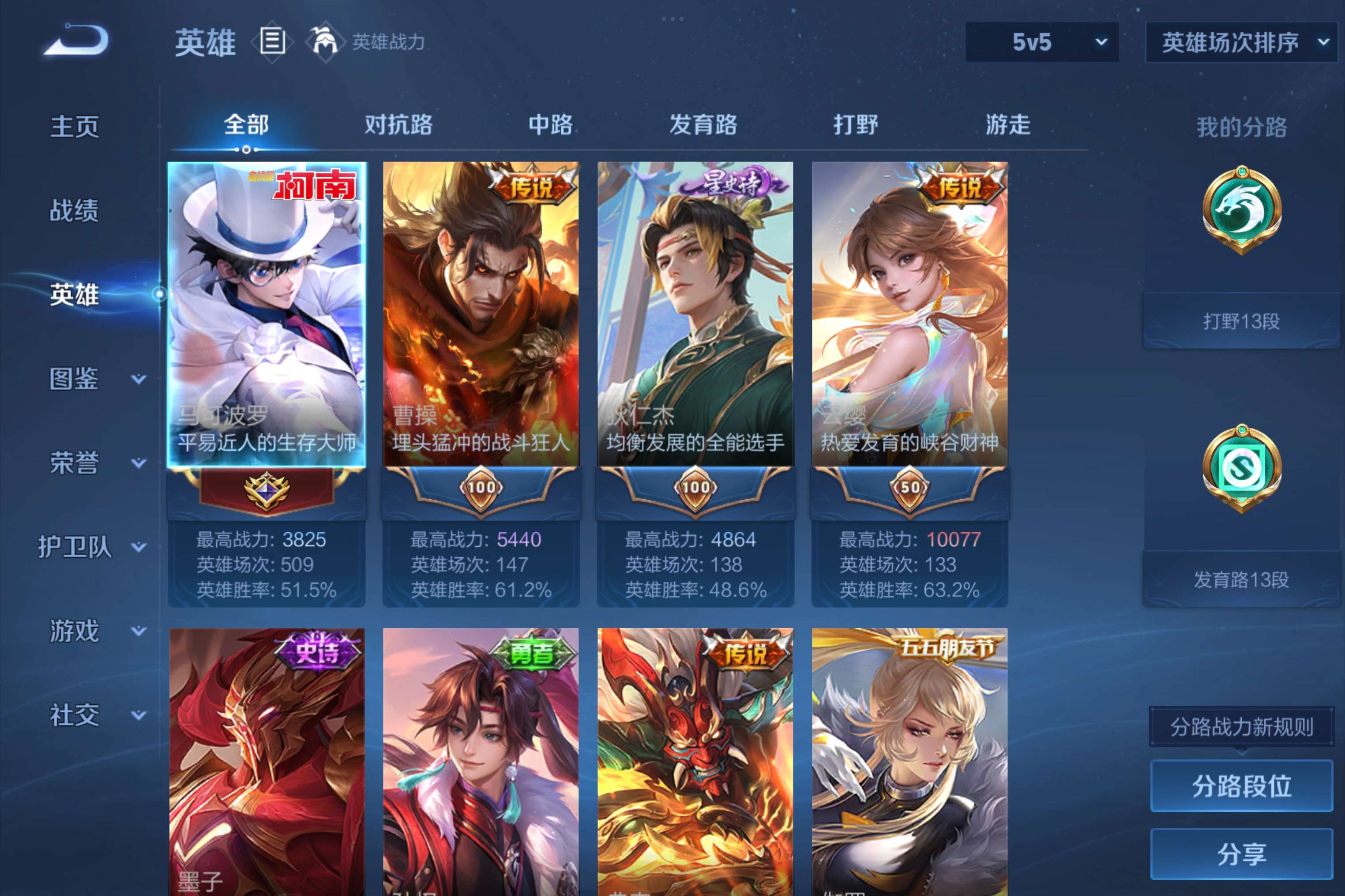 WZCMW4138062王者荣耀账号详情图5