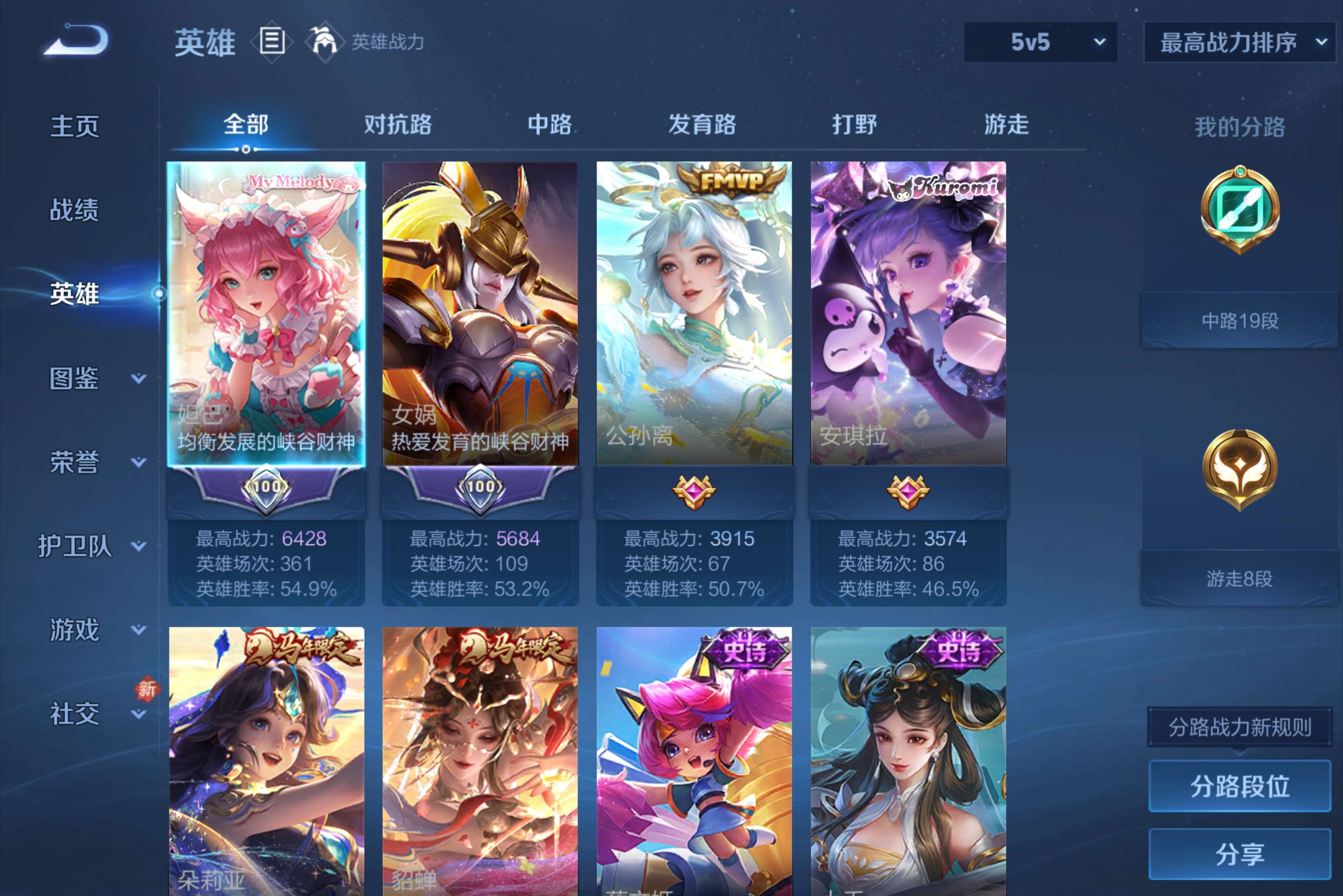 WZCMW4198438王者荣耀账号详情图5