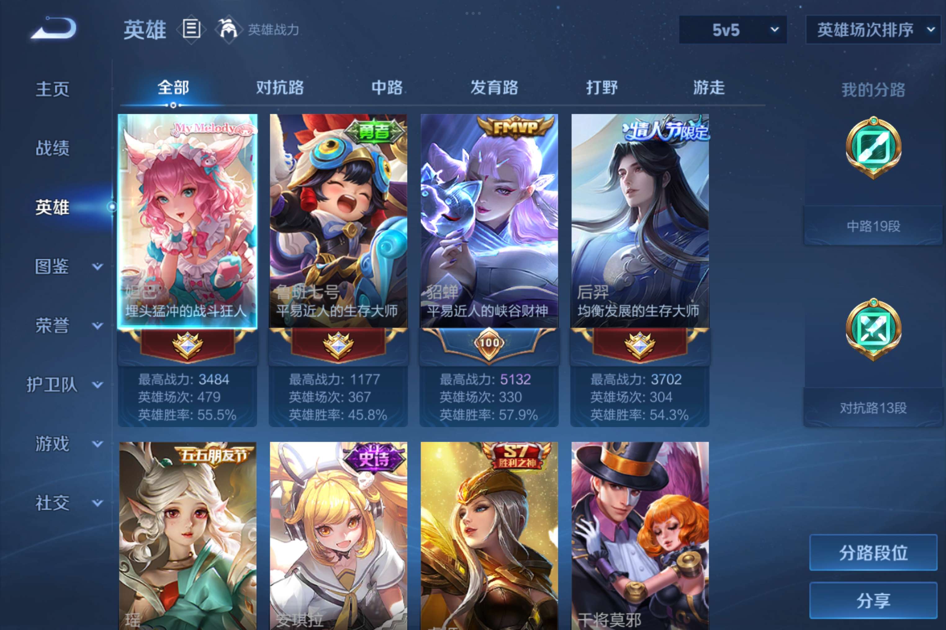 WZCMW4199194王者荣耀账号详情图3 WZCMW4199194王者荣耀账号详情图3