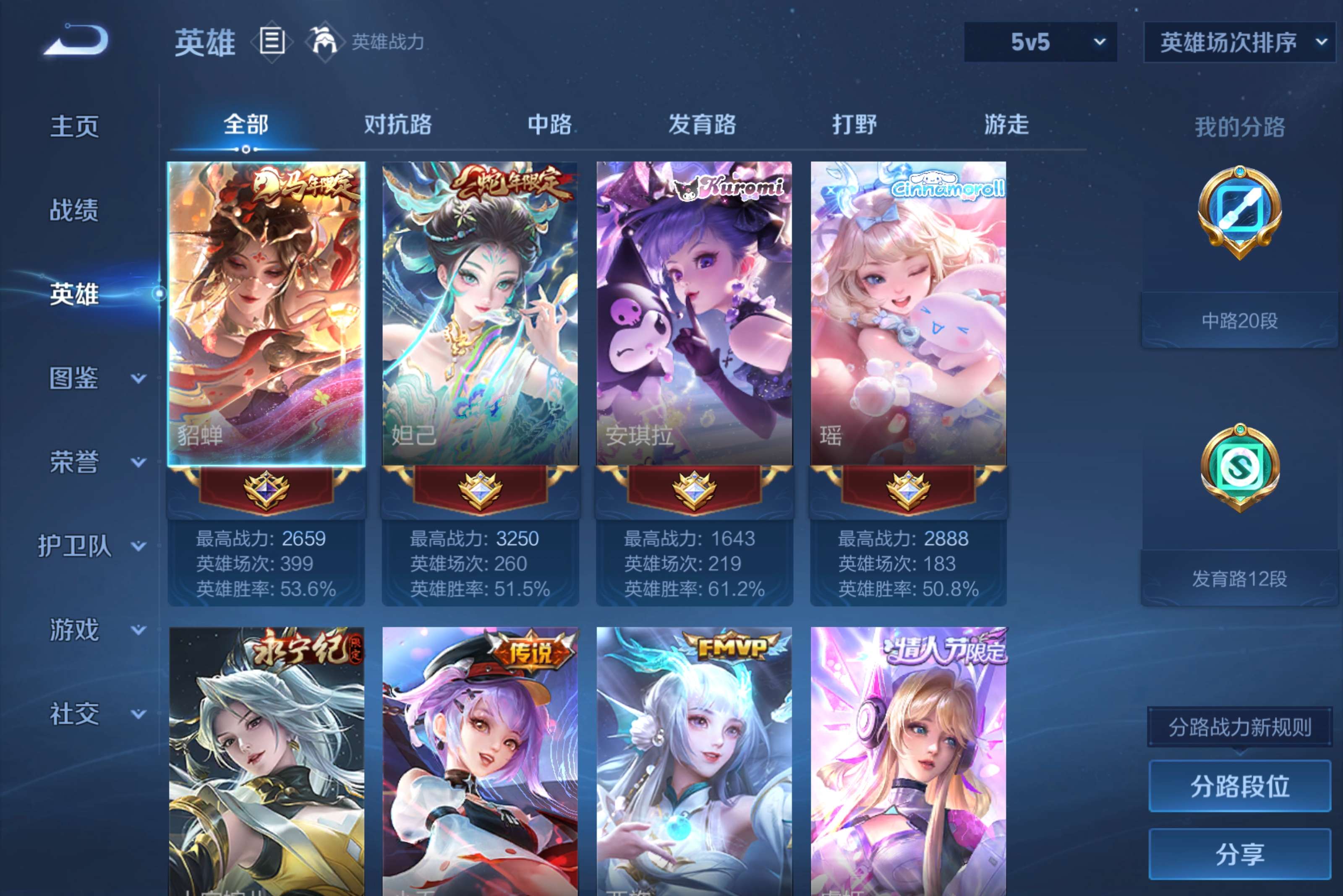 WZLX4274469王者荣耀账号详情图9