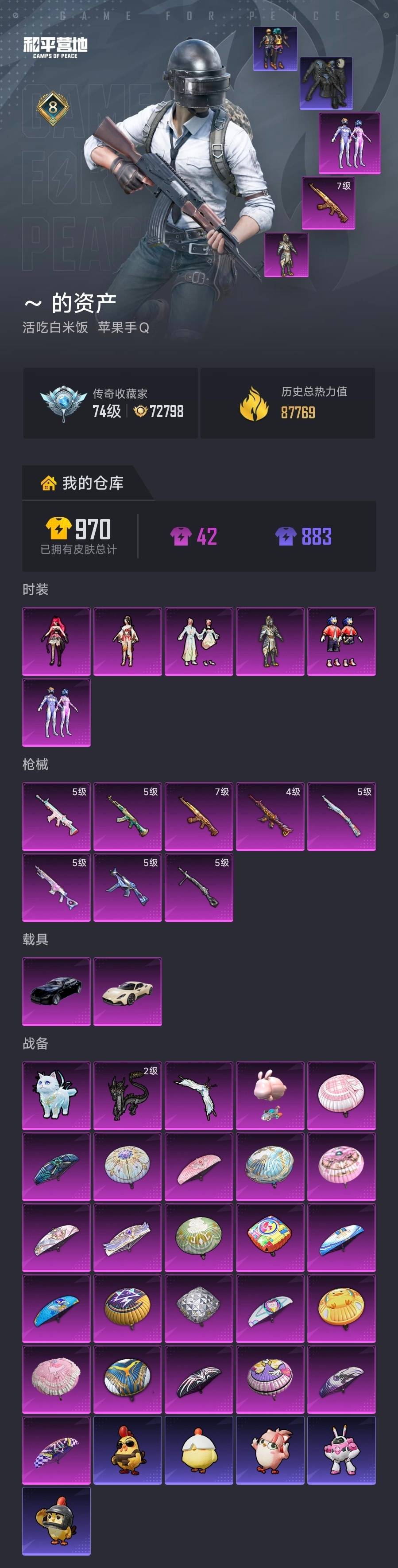 HPCMW4174004和平精英账号详情图20 HPCMW4174004和平精英账号详情图20