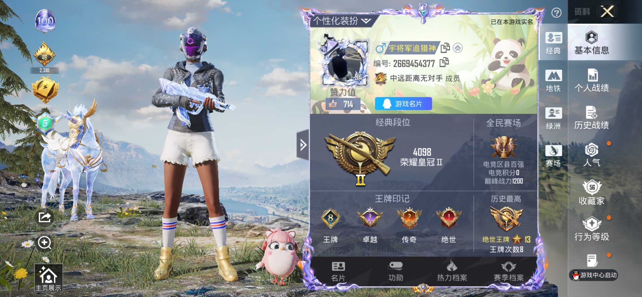 HPLX4173832和平精英账号详情图1