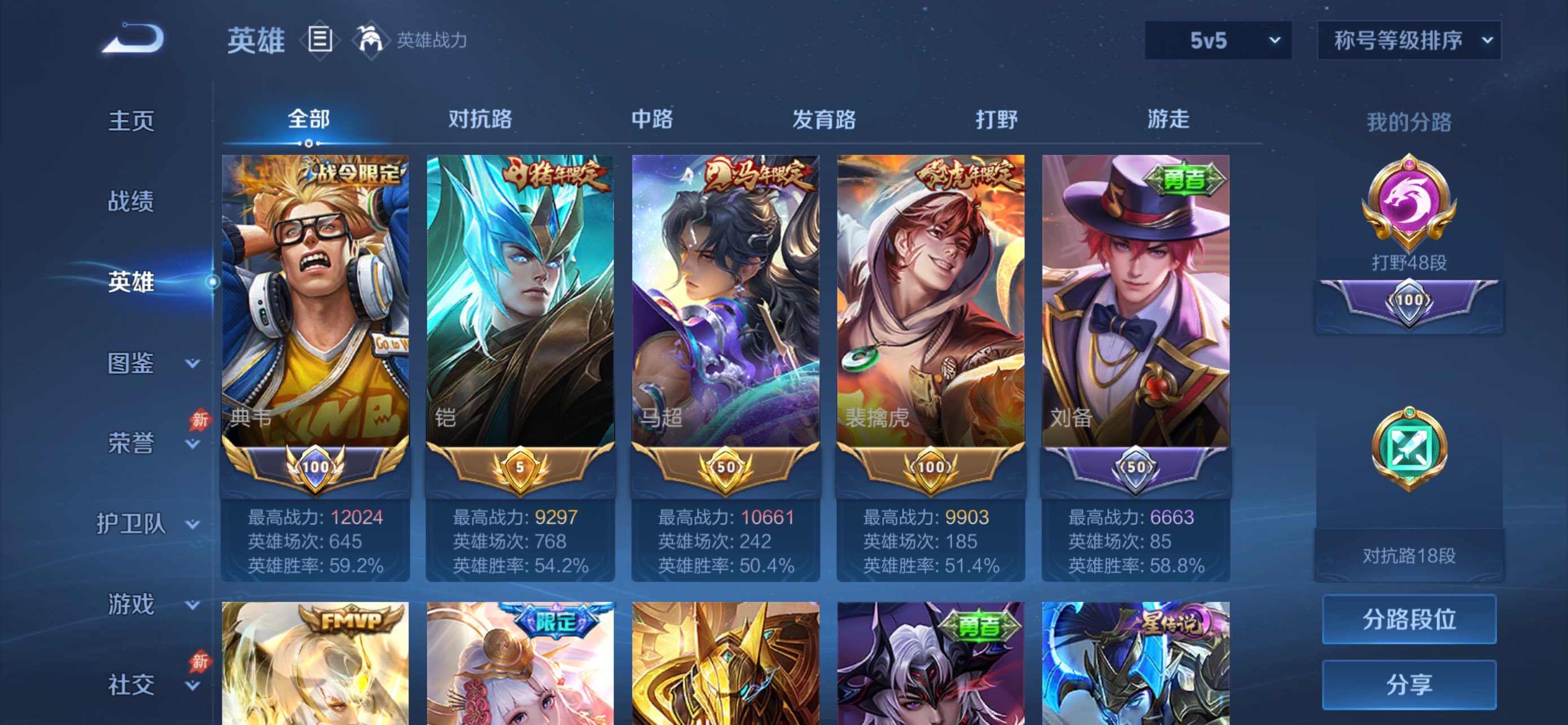 WZCMW4478118王者荣耀账号详情图1
