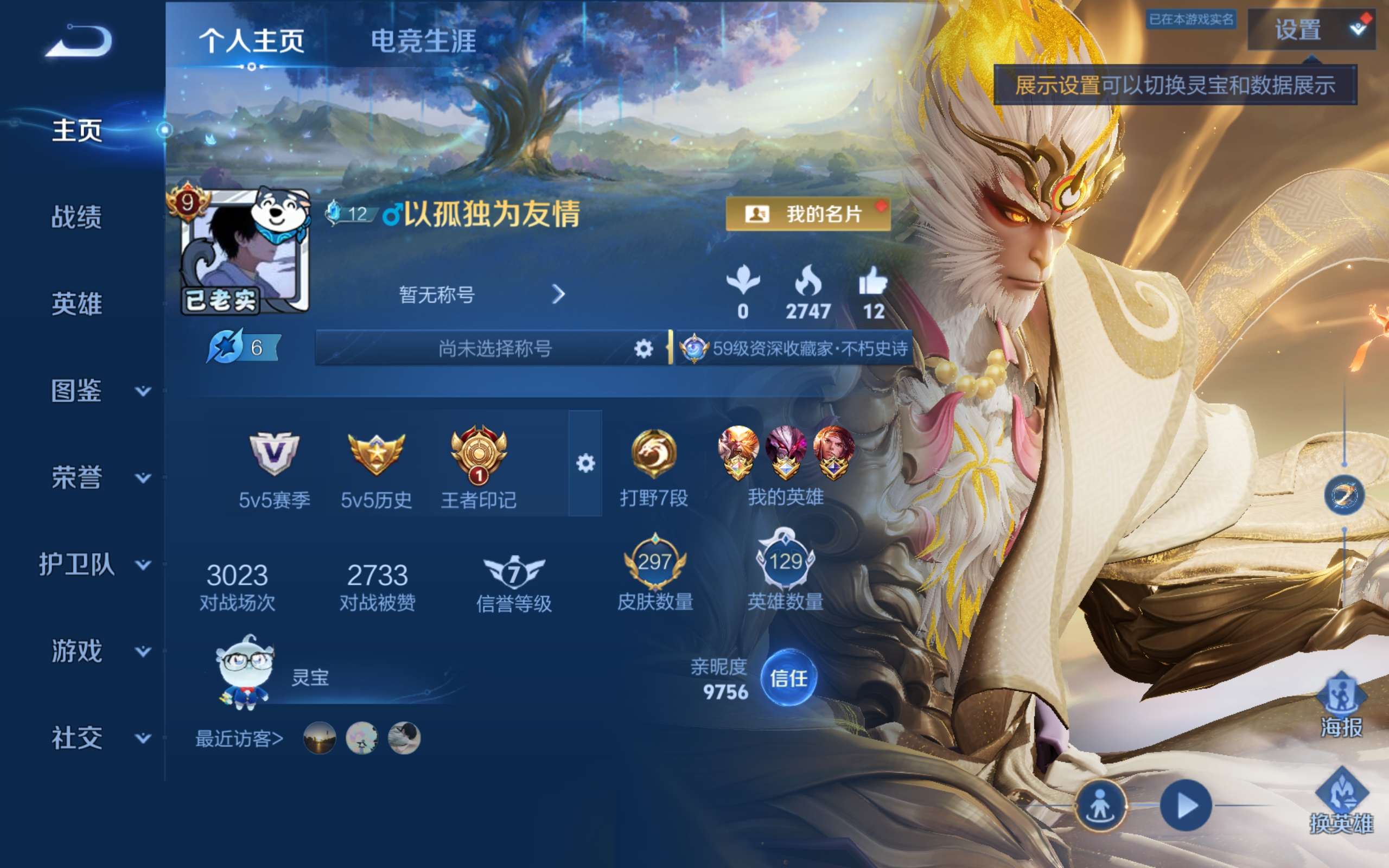 WZCMW4454500王者荣耀账号详情图1