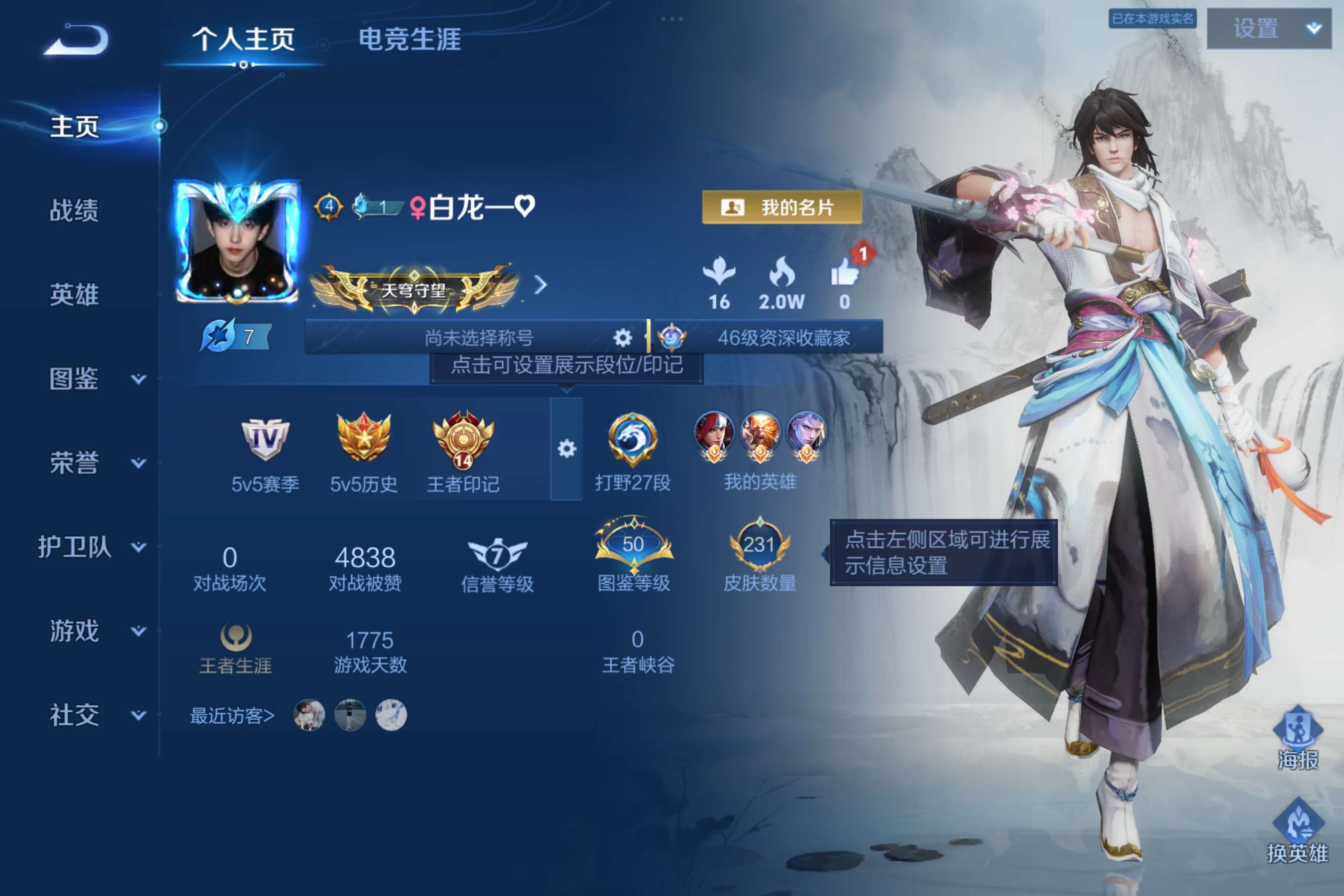 WZCMW4464263王者荣耀账号详情图1