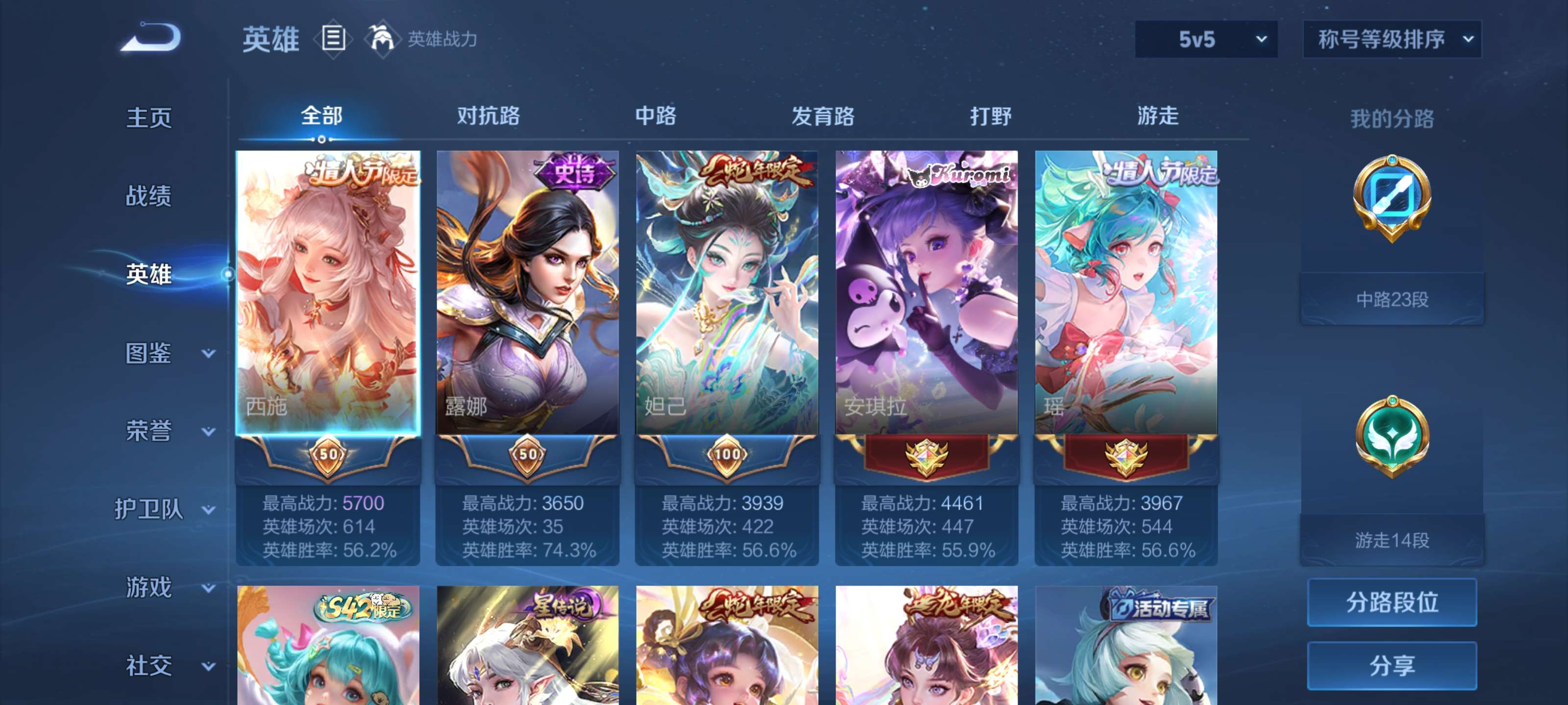 WZCMW4544796王者荣耀账号详情图1