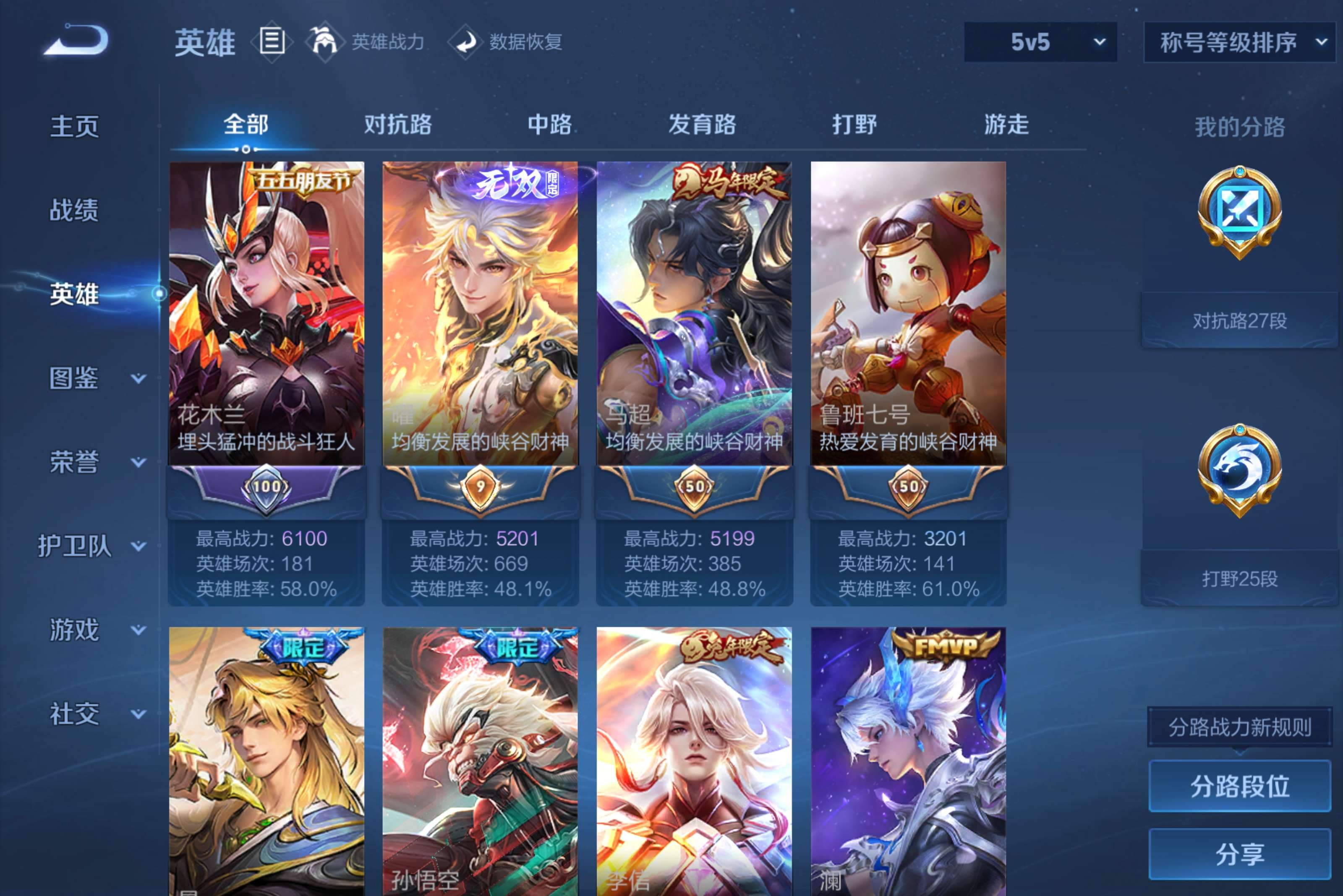 WZCMW4601145王者荣耀账号详情图4