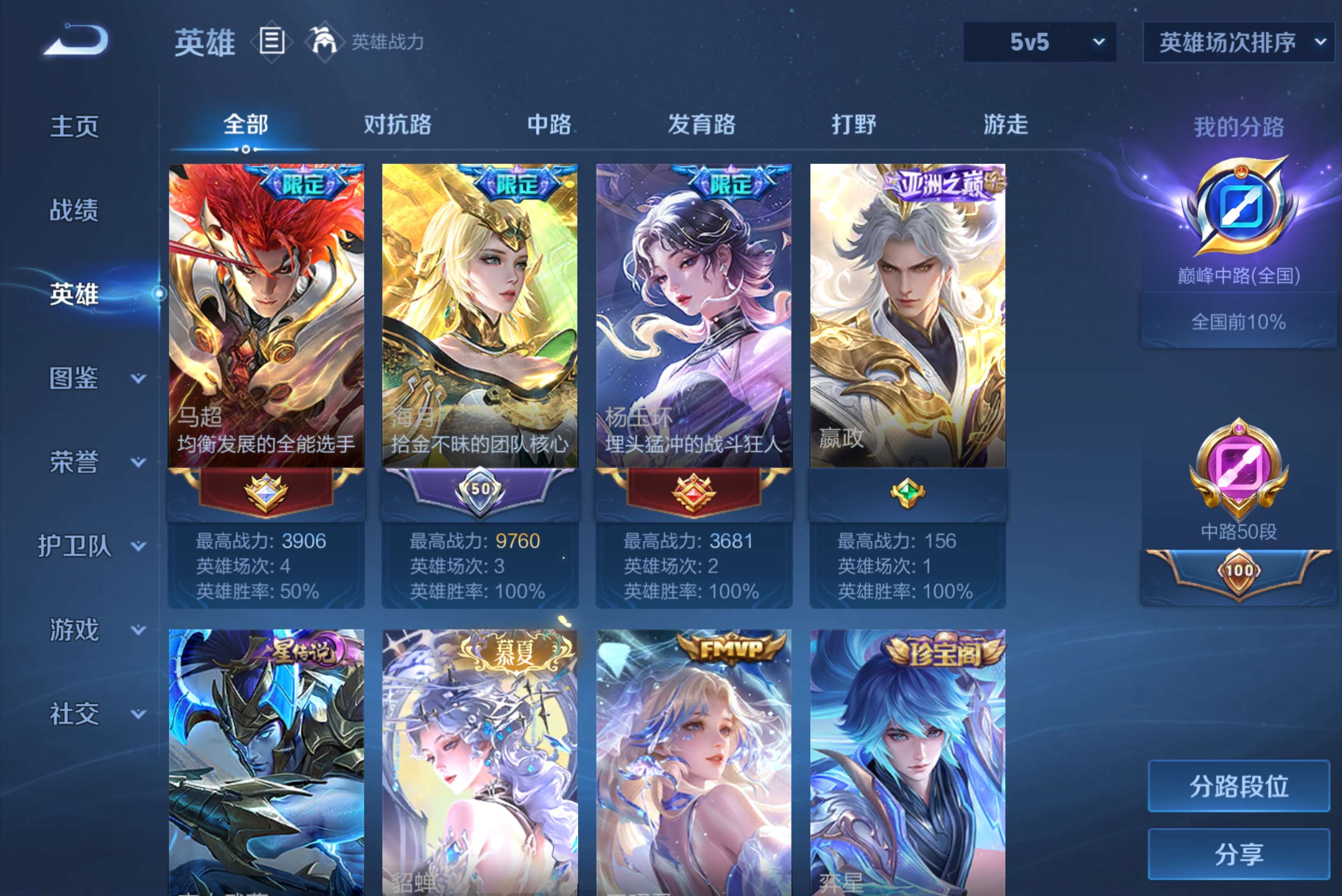 WZCMW4536297王者荣耀账号详情图5