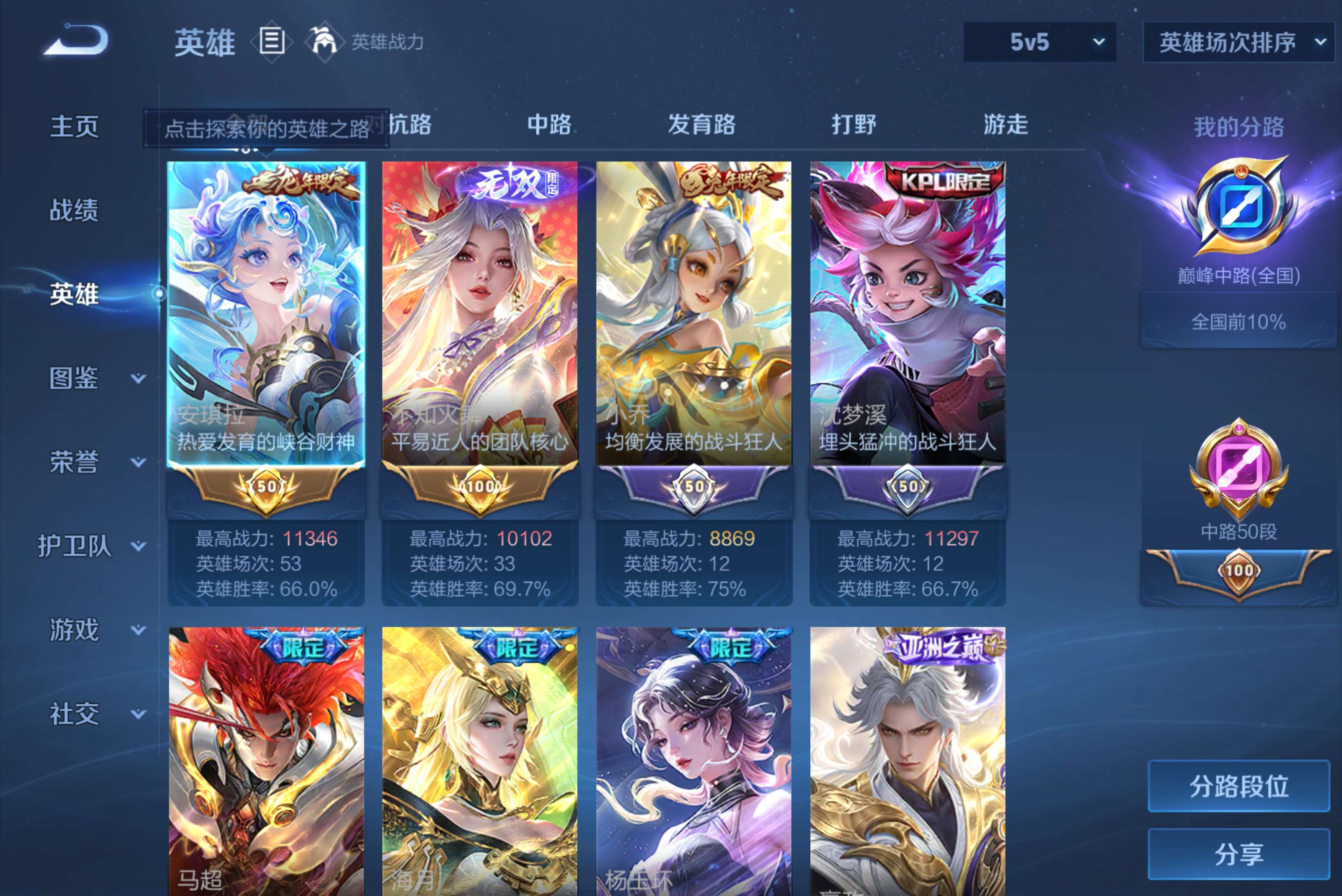 WZCMW4536297王者荣耀账号详情图4