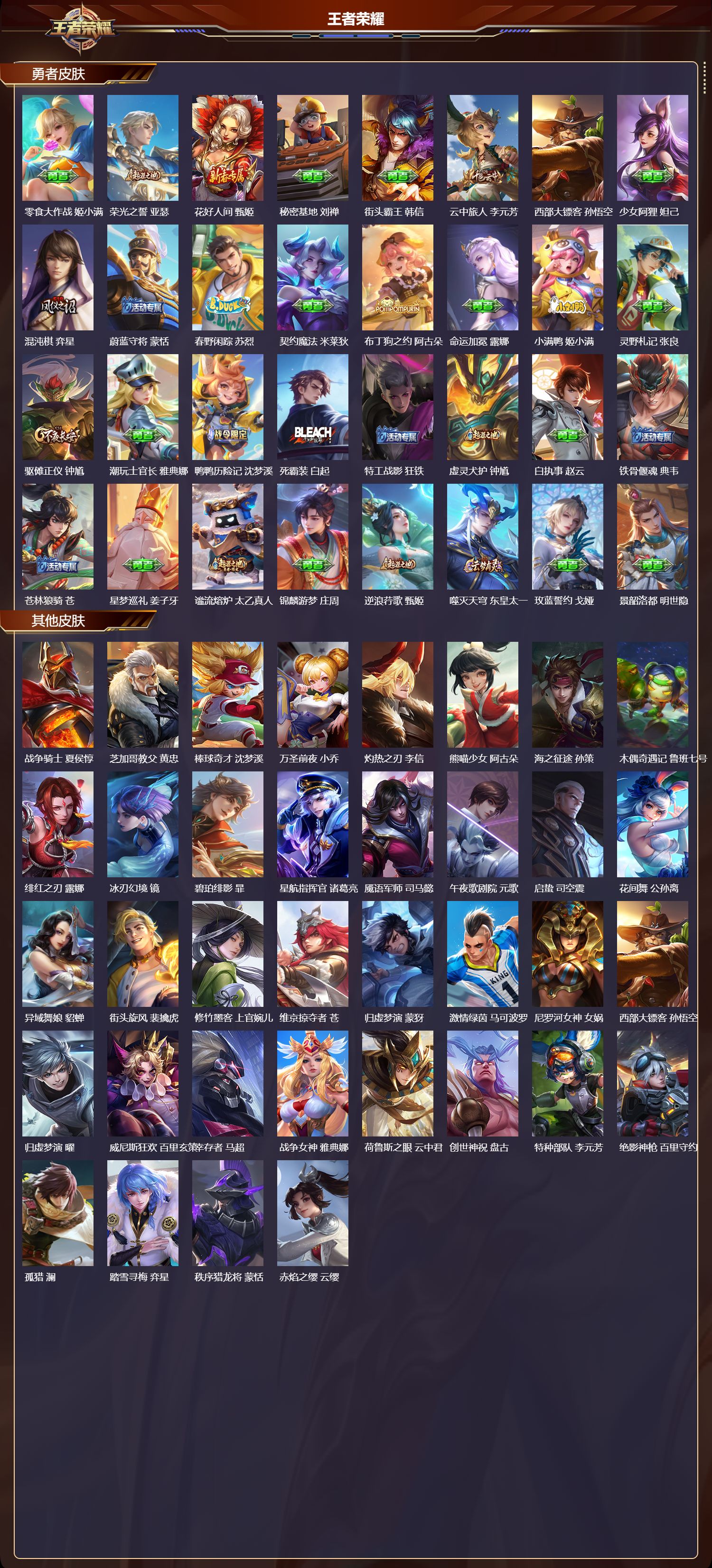 WZCMW3310368王者荣耀账号详情图4 WZCMW3310368王者荣耀账号详情图4