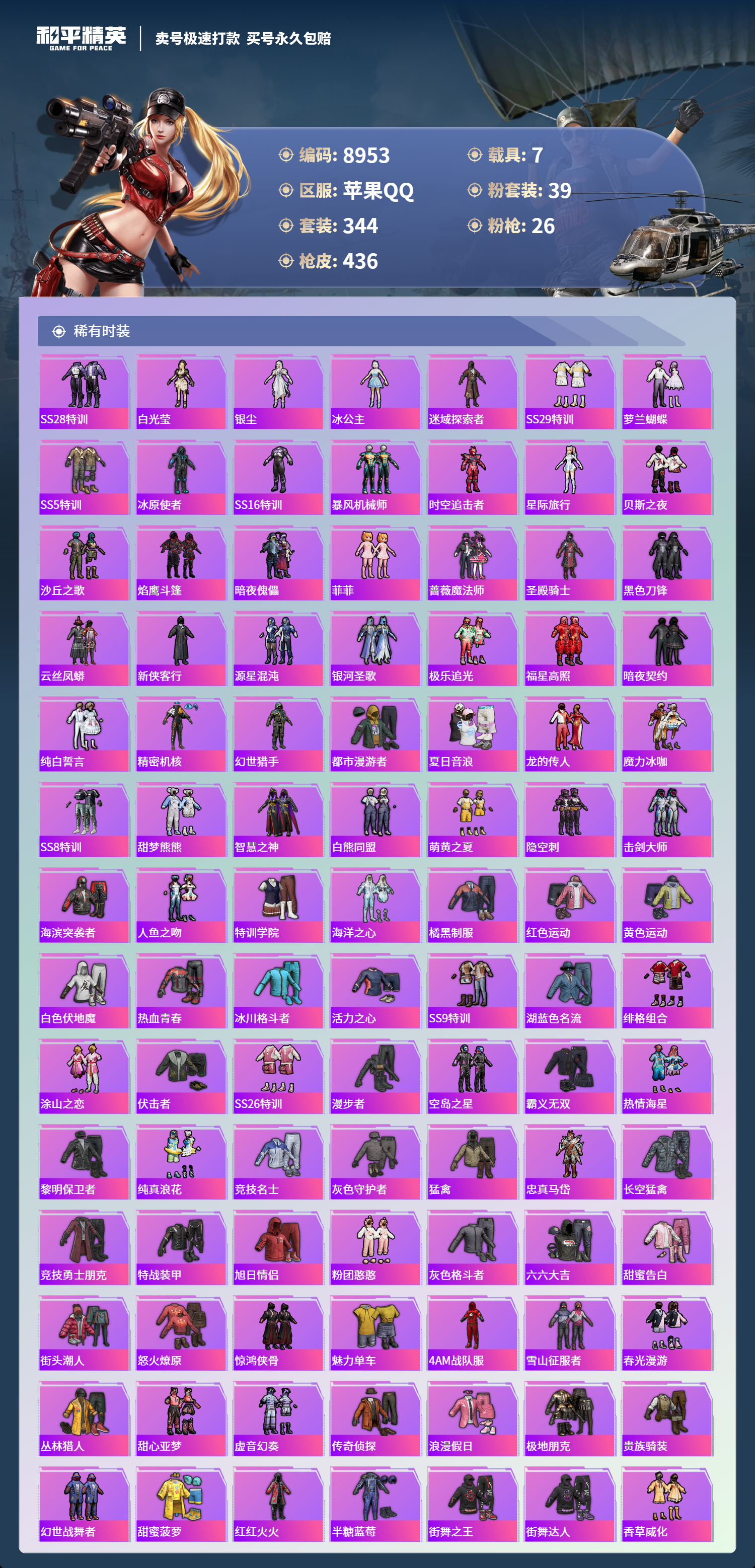 HPCMW3422497和平精英账号详情图4 HPCMW3422497和平精英账号详情图4