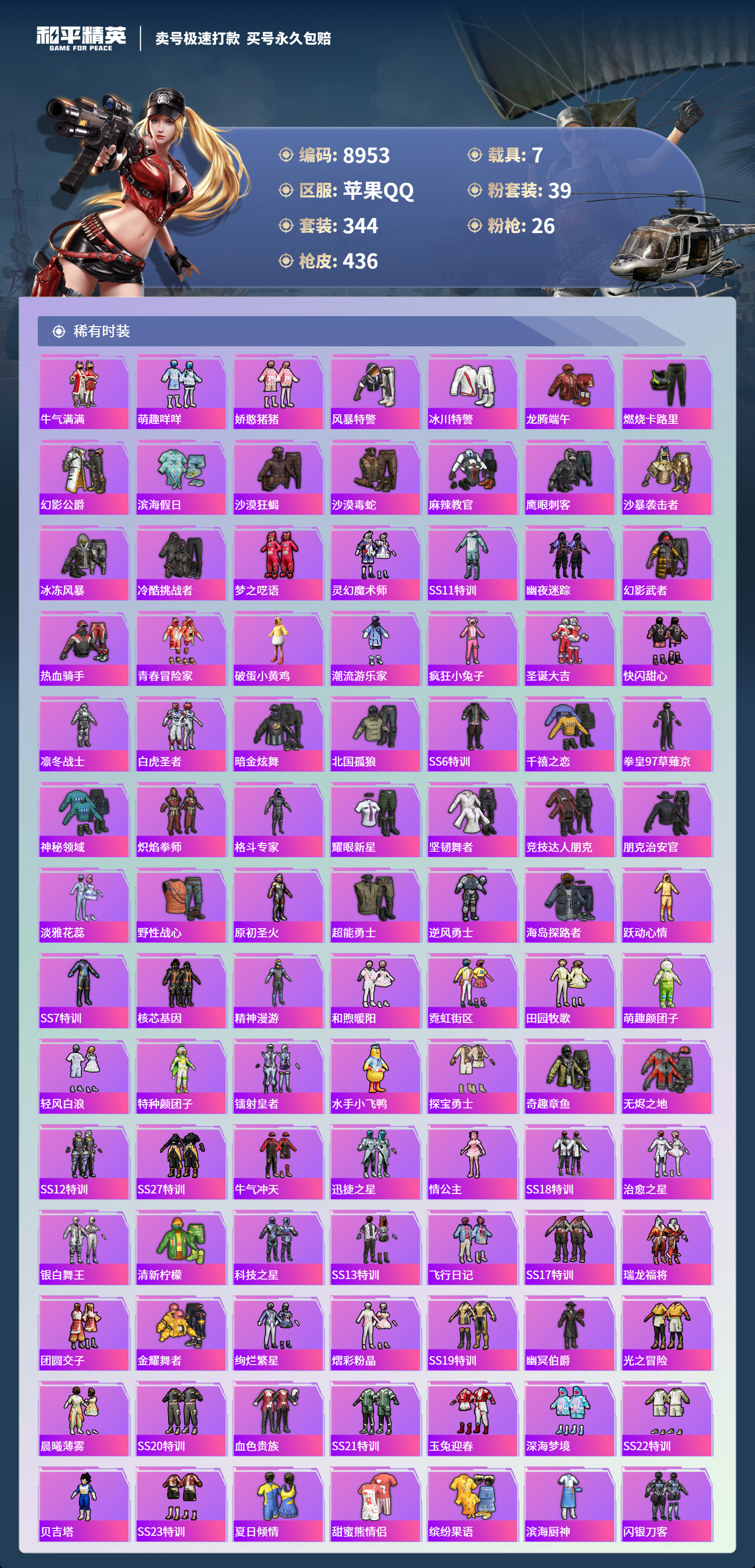 HPCMW3422497和平精英账号详情图5 HPCMW3422497和平精英账号详情图5