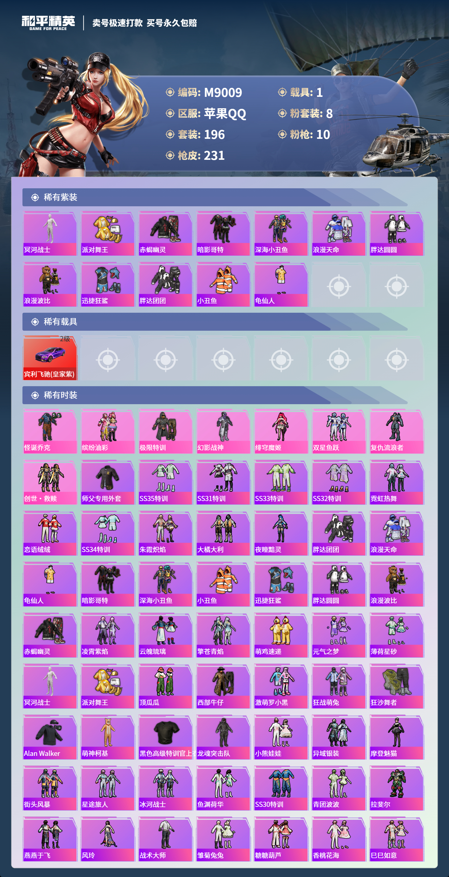 HPCMW3422181和平精英账号详情图2 HPCMW3422181和平精英账号详情图2