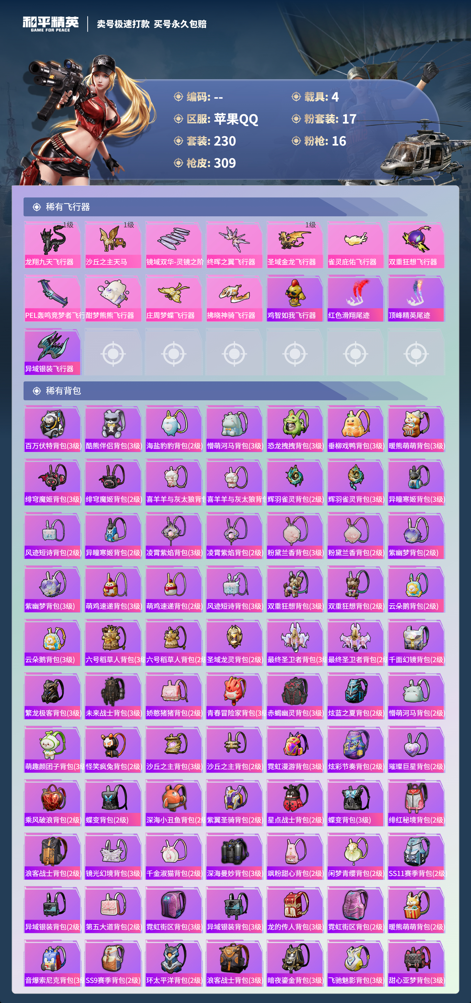 HPSJ3358833和平精英账号详情图10 HPSJ3358833和平精英账号详情图10