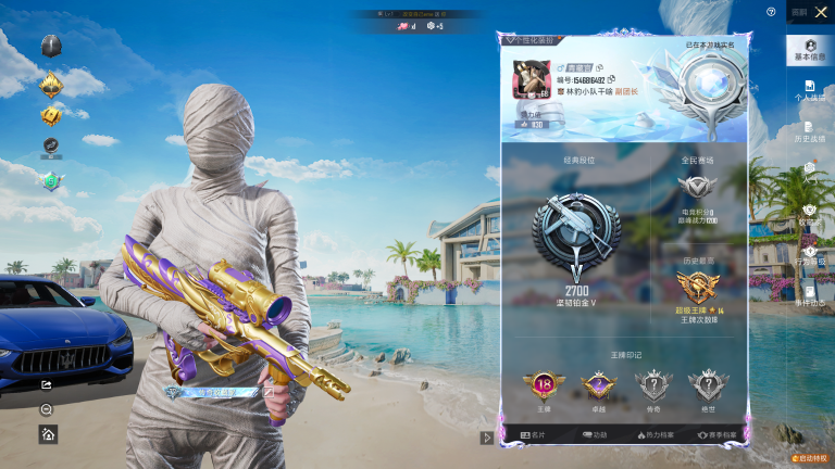 HPZM3356616和平精英账号详情图4 HPZM3356616和平精英账号详情图4