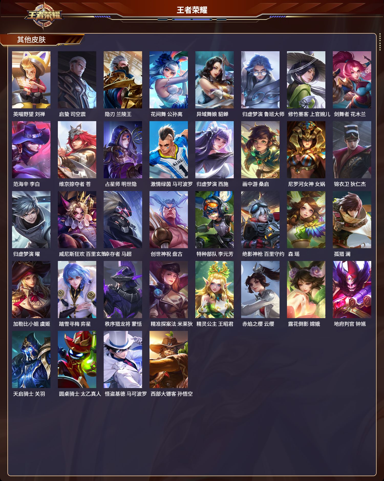 WZMK3329815王者荣耀账号详情图5