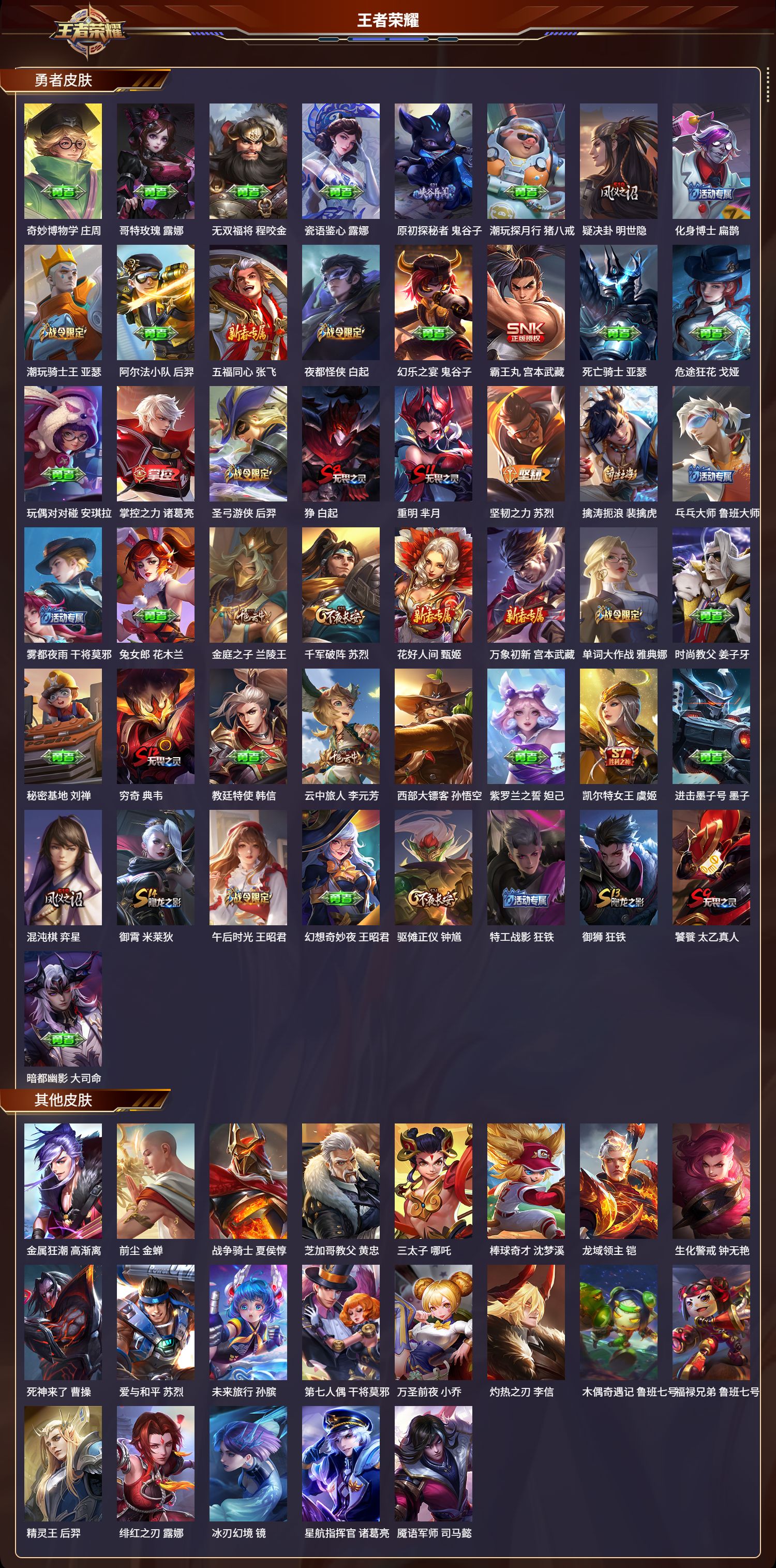 WZMK3339084王者荣耀账号详情图3 WZMK3339084王者荣耀账号详情图3