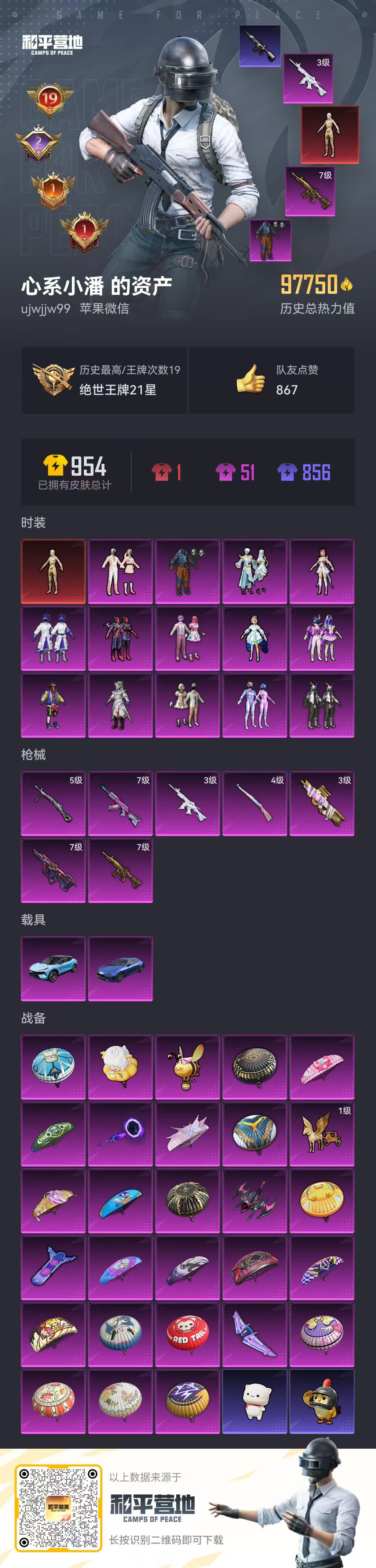 HPSJ3360598和平精英账号详情图3 HPSJ3360598和平精英账号详情图3